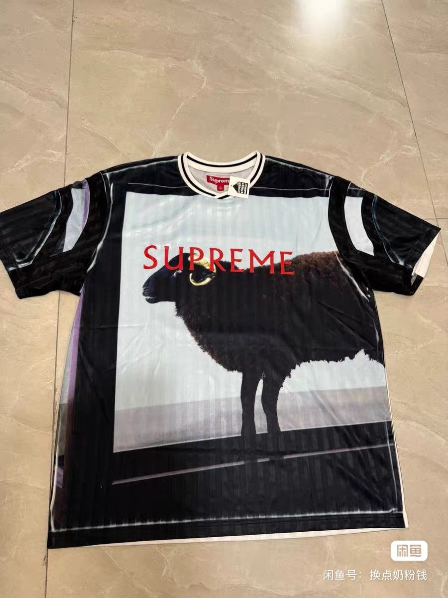 Damien Hirst × Supreme SUPREME X DAMIEN HIRST SOCCER JERSEY 'BLACK