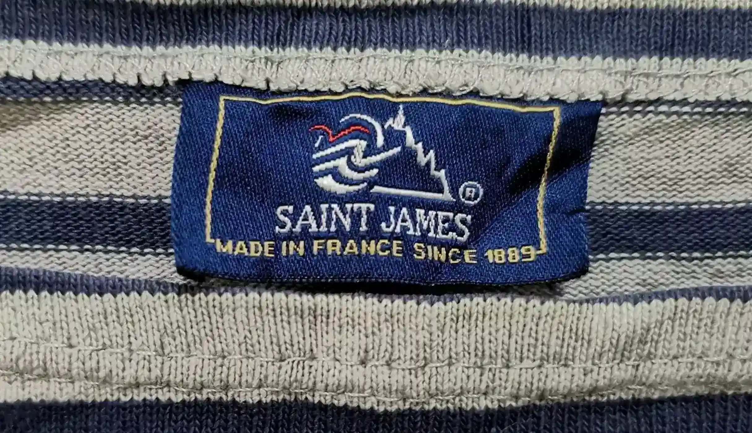 Saint James Vintage Saint James Stripe Sweatshirt Size US L / EU 52-54 / 3 - 4 Thumbnail