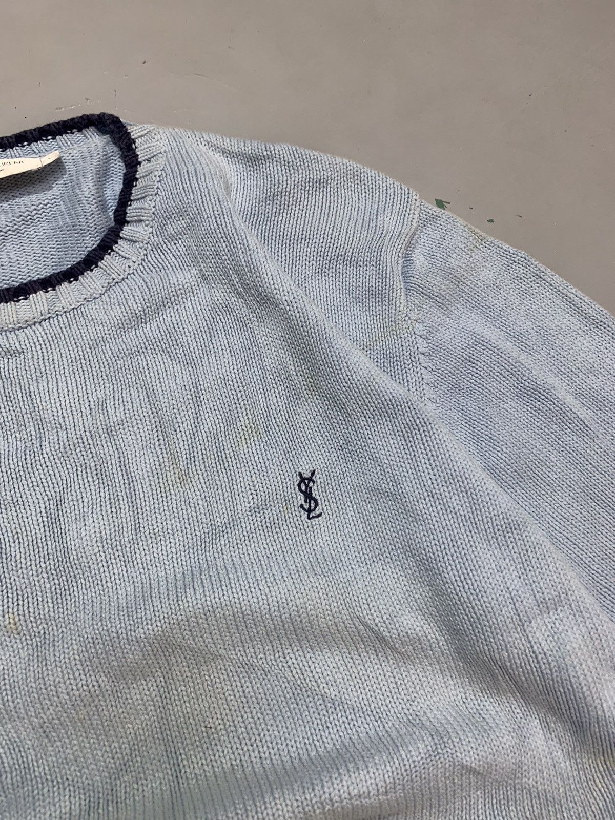Yves Saint Laurent Dusty vintage ysl white tag knitted sweaters Size US M / EU 48-50 / 2 - 3 Thumbnail