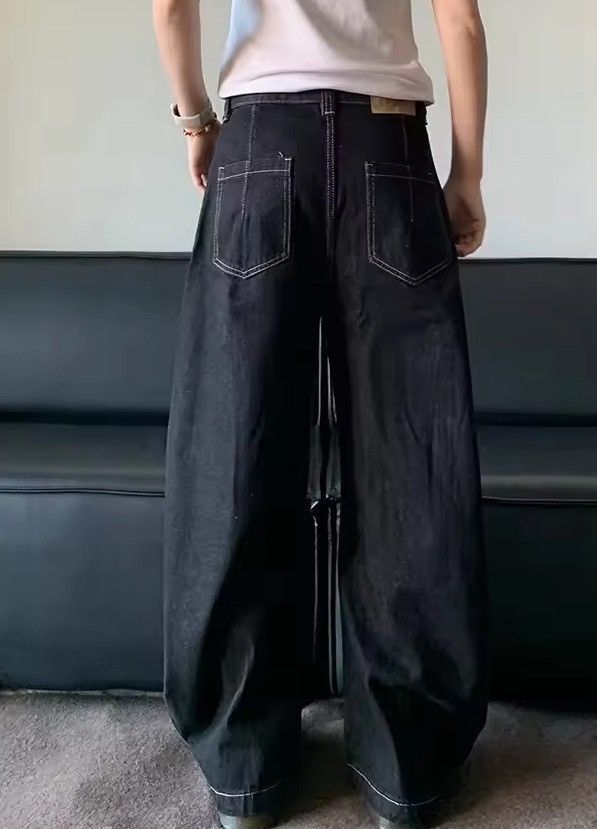 Jean Hamasaki x azawa Baggy Wide Leg Jeans Size US 35 - 5 Thumbnail