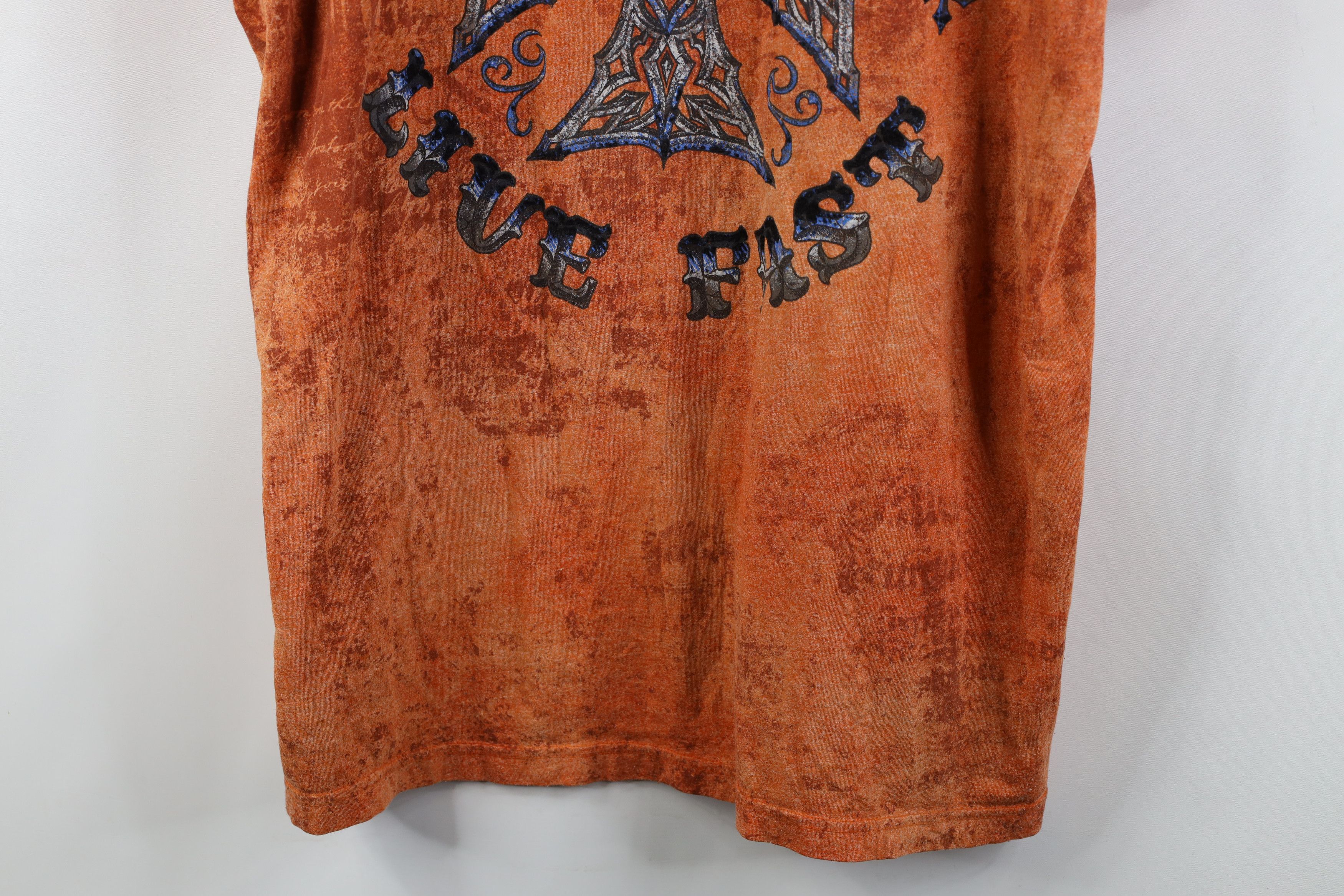 Affliction Vintage Y2K Affliction Cross UFC MMA Fighting T-Shirt USA Size US XXL / EU 58 / 5 - 3 Thumbnail