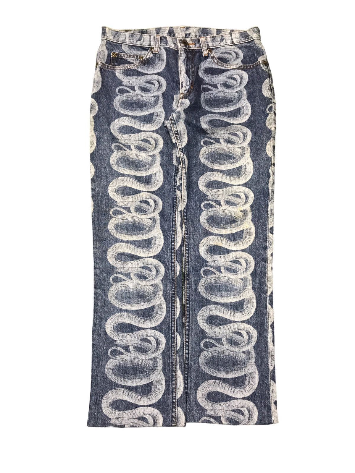 Hysteric Glamour BEST OFFER🔥🔥 Hysteric Glamour XXX Line Snake Print Jeans Size US 29 - 5 Thumbnail