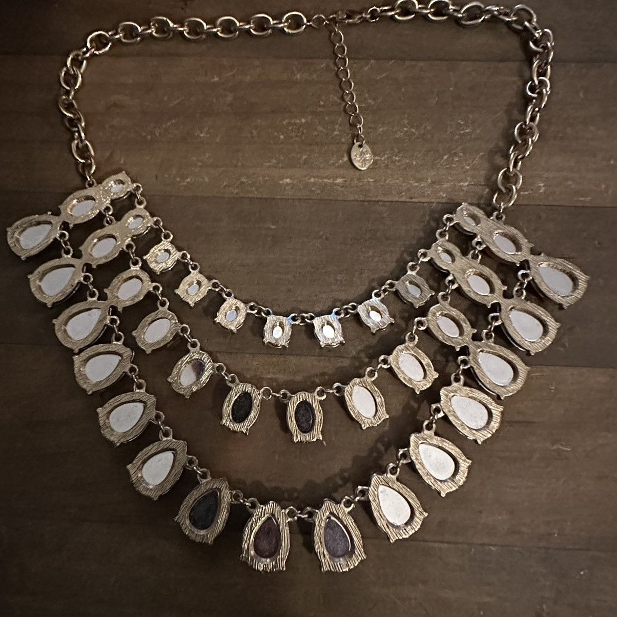 Other Multi color stone bib necklace Size ONE SIZE - 4 Thumbnail