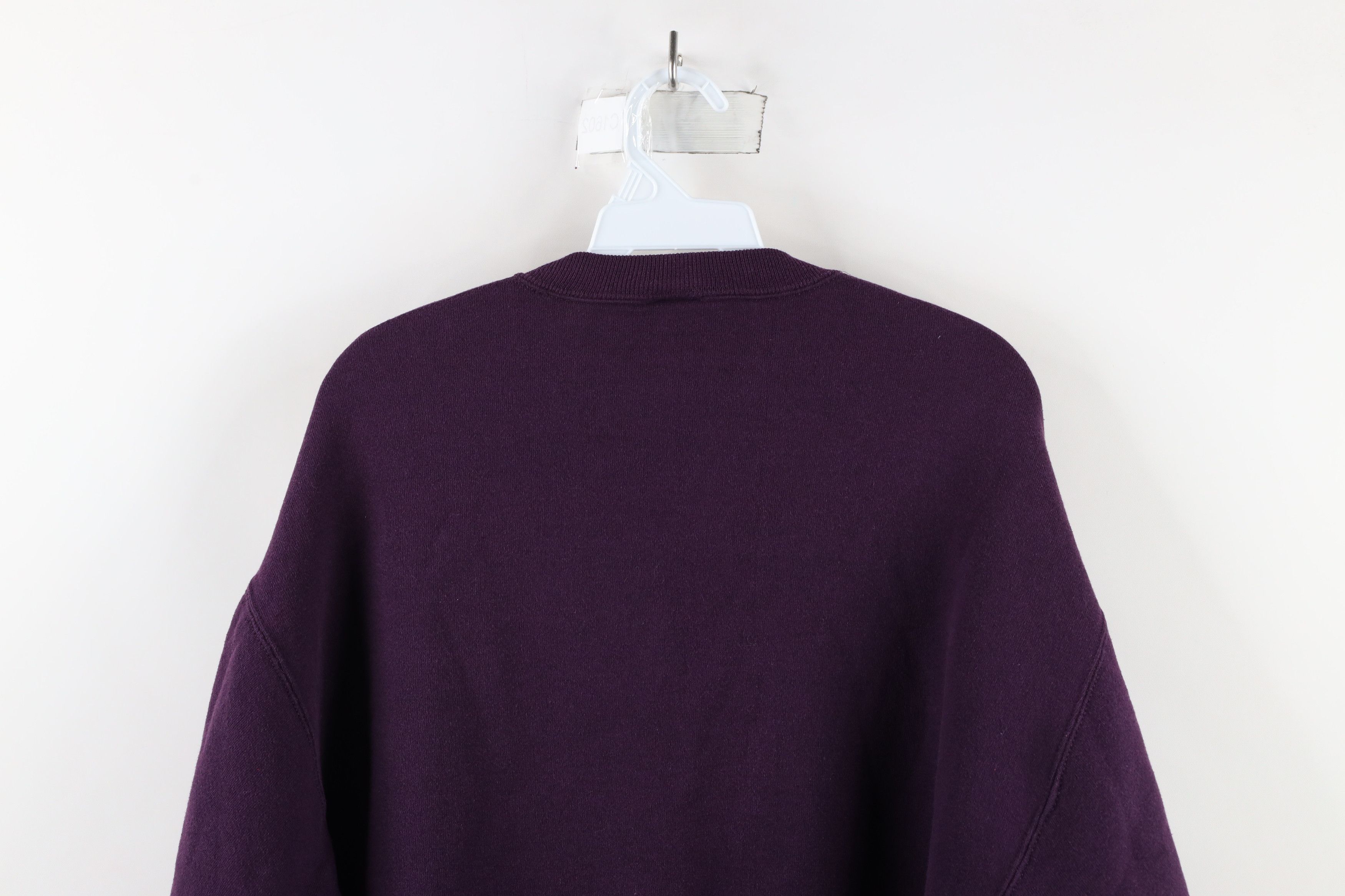 Vintage Vintage 90s Streetwear Crewneck Sweatshirt Eggplant Purple Size US L / EU 52-54 / 3 - 7 Thumbnail