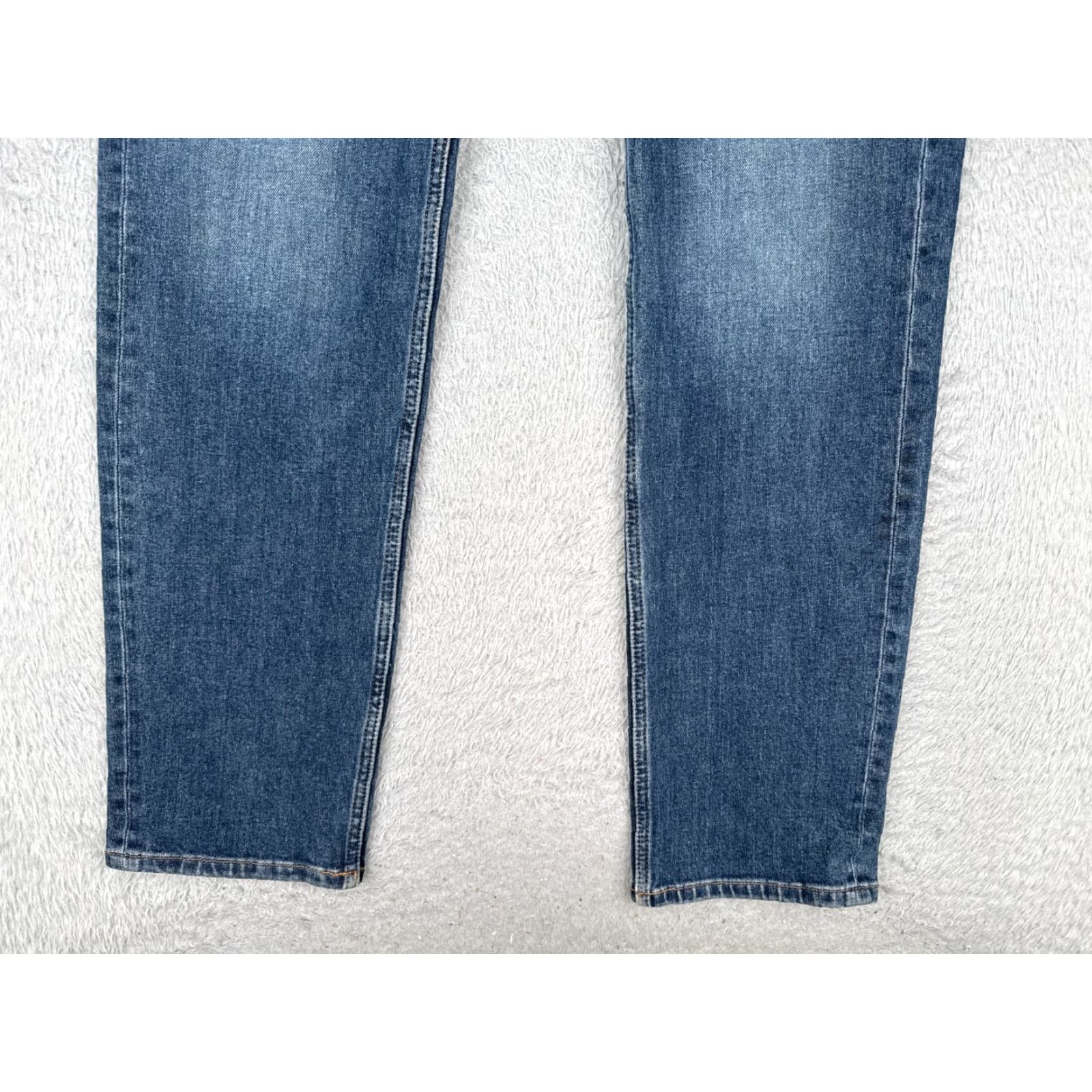 Everlane Everlane Jeans Mens 33x32 Blue Denim Slim Straight Leg Uniform Cotton Blend Work Size US 33 - 2 Thumbnail
