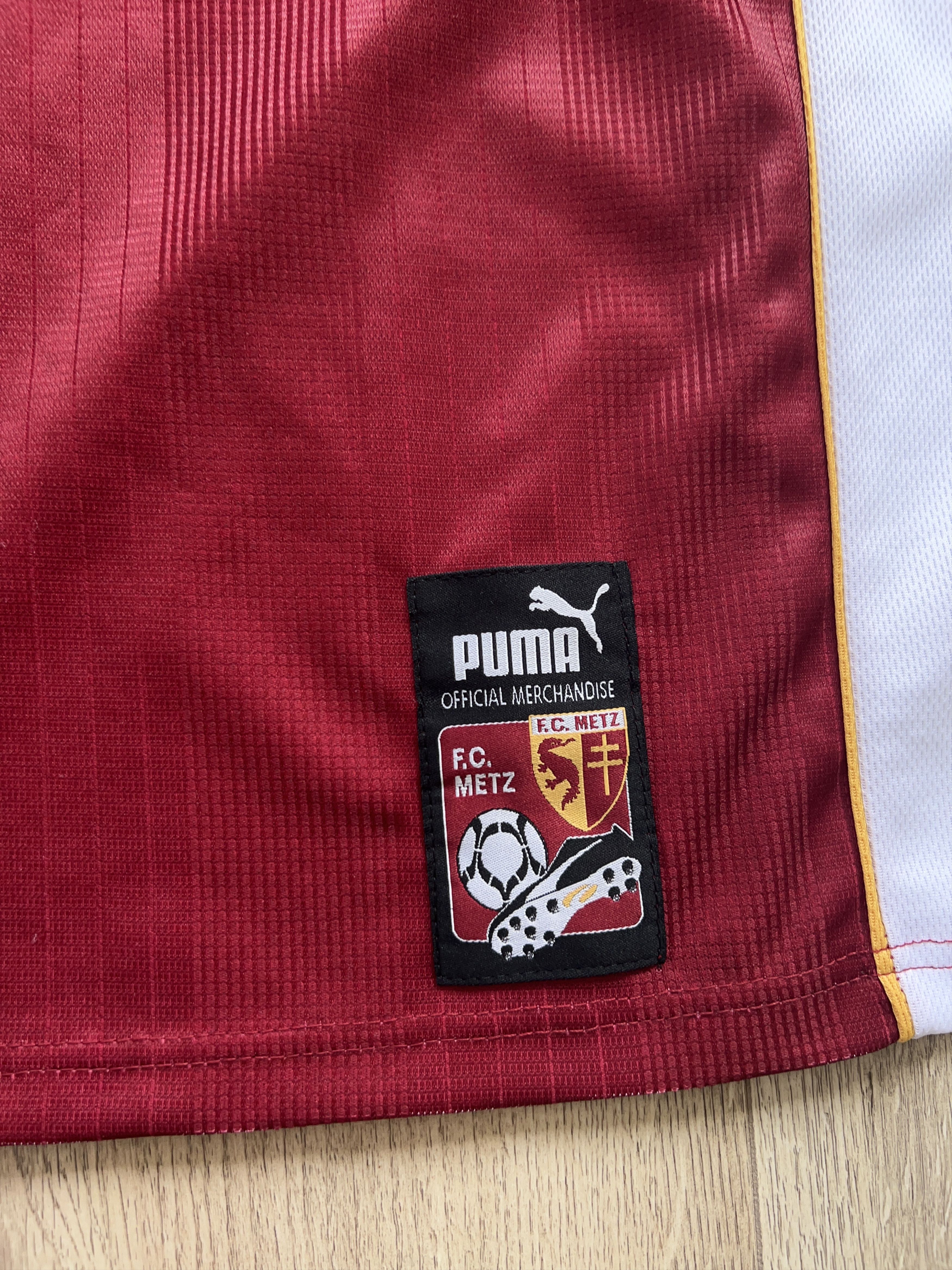 Puma Puma FC Metz France 1998 1999 Home Football Soccer Shirt Size US XL / EU 56 / 4 - 5 Thumbnail