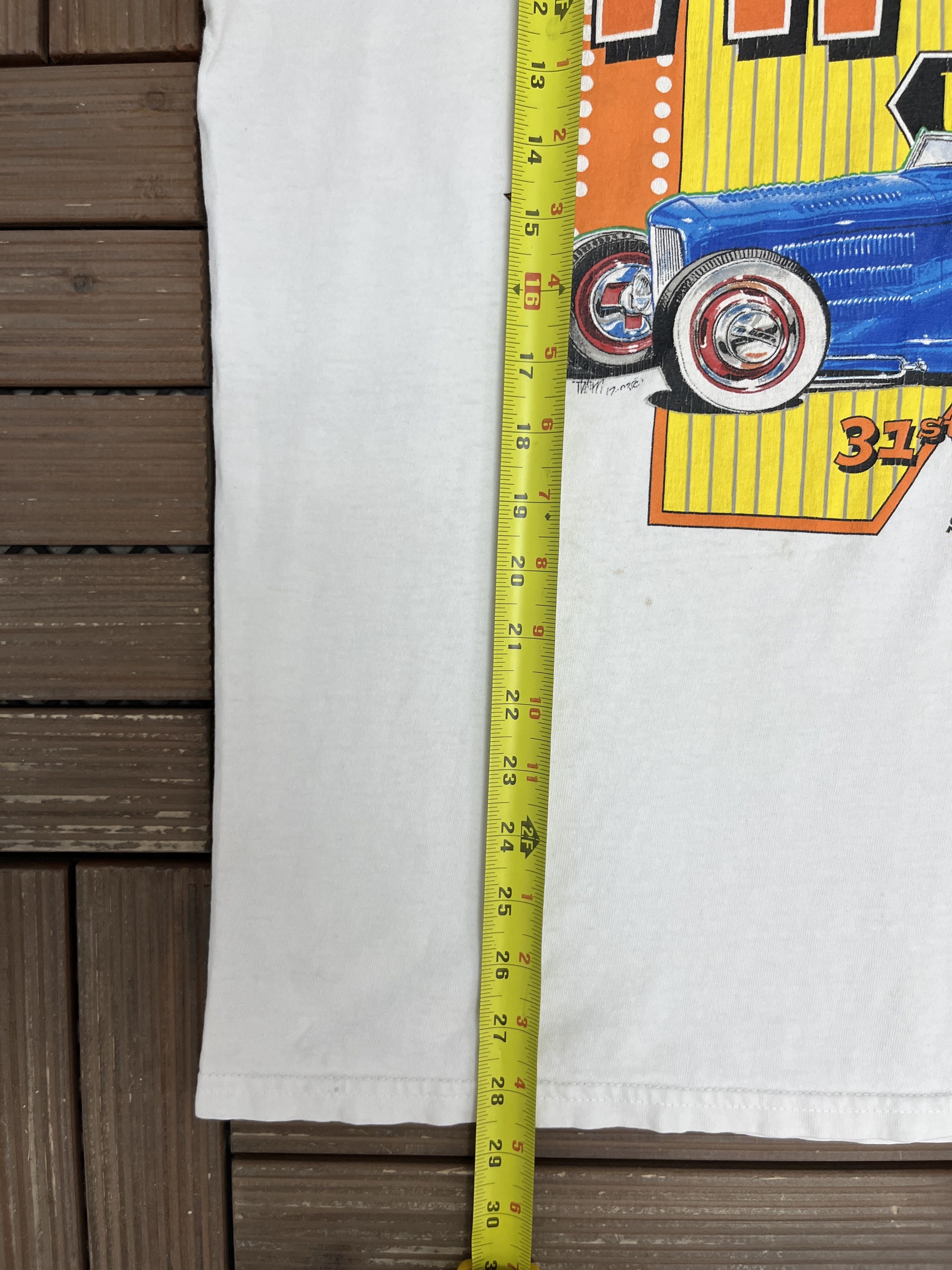 Vintage MSRA Back To The Fifties Weekend Vintage White T-Shirt Tee Size US XL / EU 56 / 4 - 7 Thumbnail