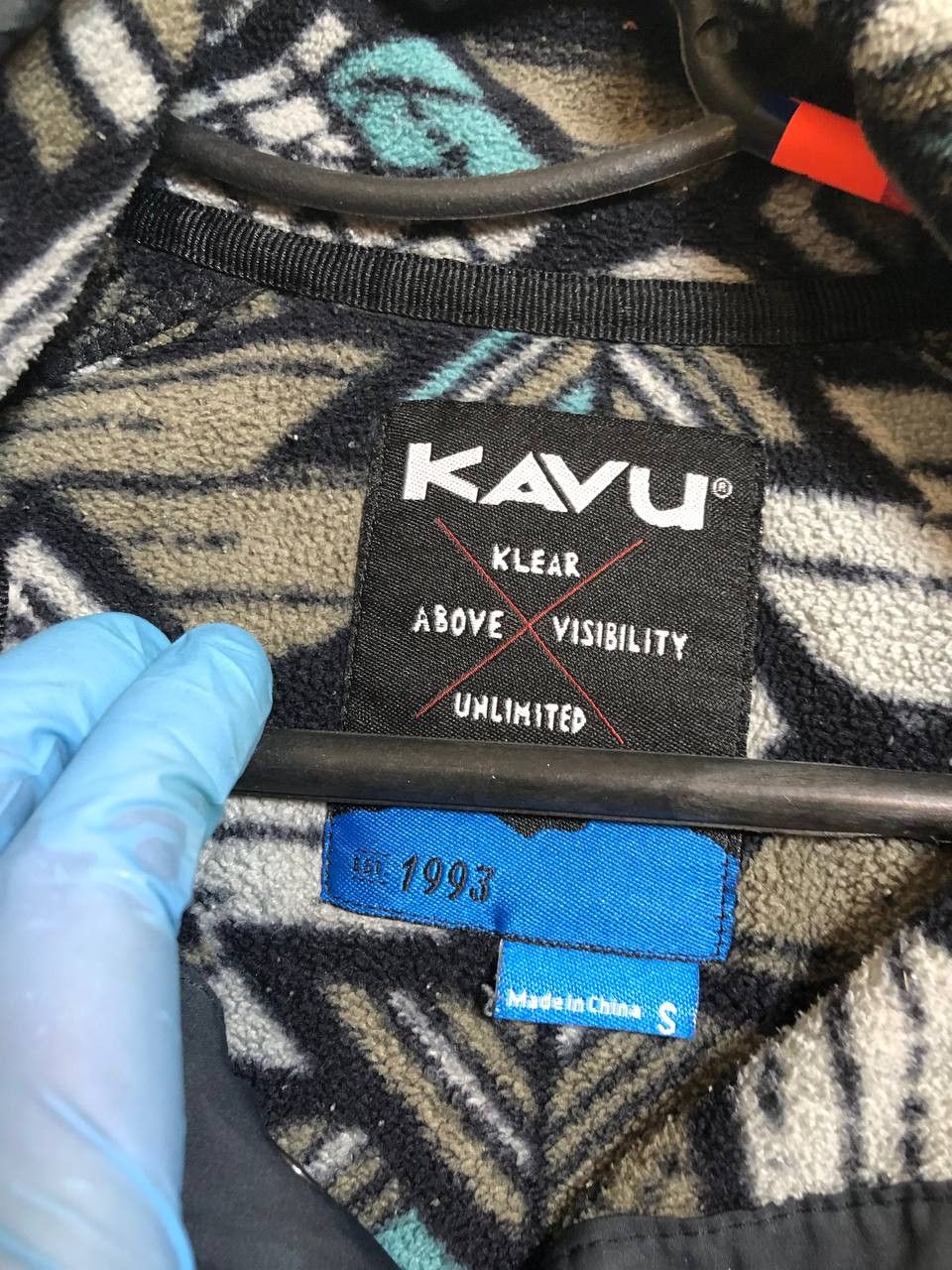 KAVU Kavu Sweater Pullover Fleece Snap T Jacket Colorblock Adult Size US S / EU 44-46 / 1 - 8 Thumbnail