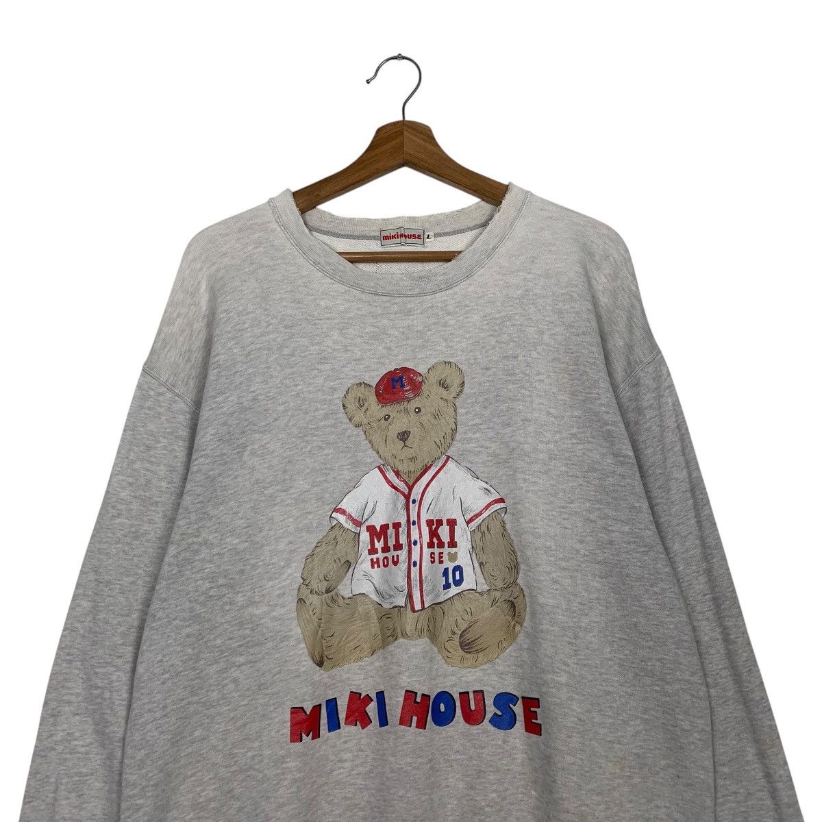 Japanese Brand Vintage Miki House Big Logo Crewneck Sweatshirt Size US L / EU 52-54 / 3 - 2 Thumbnail