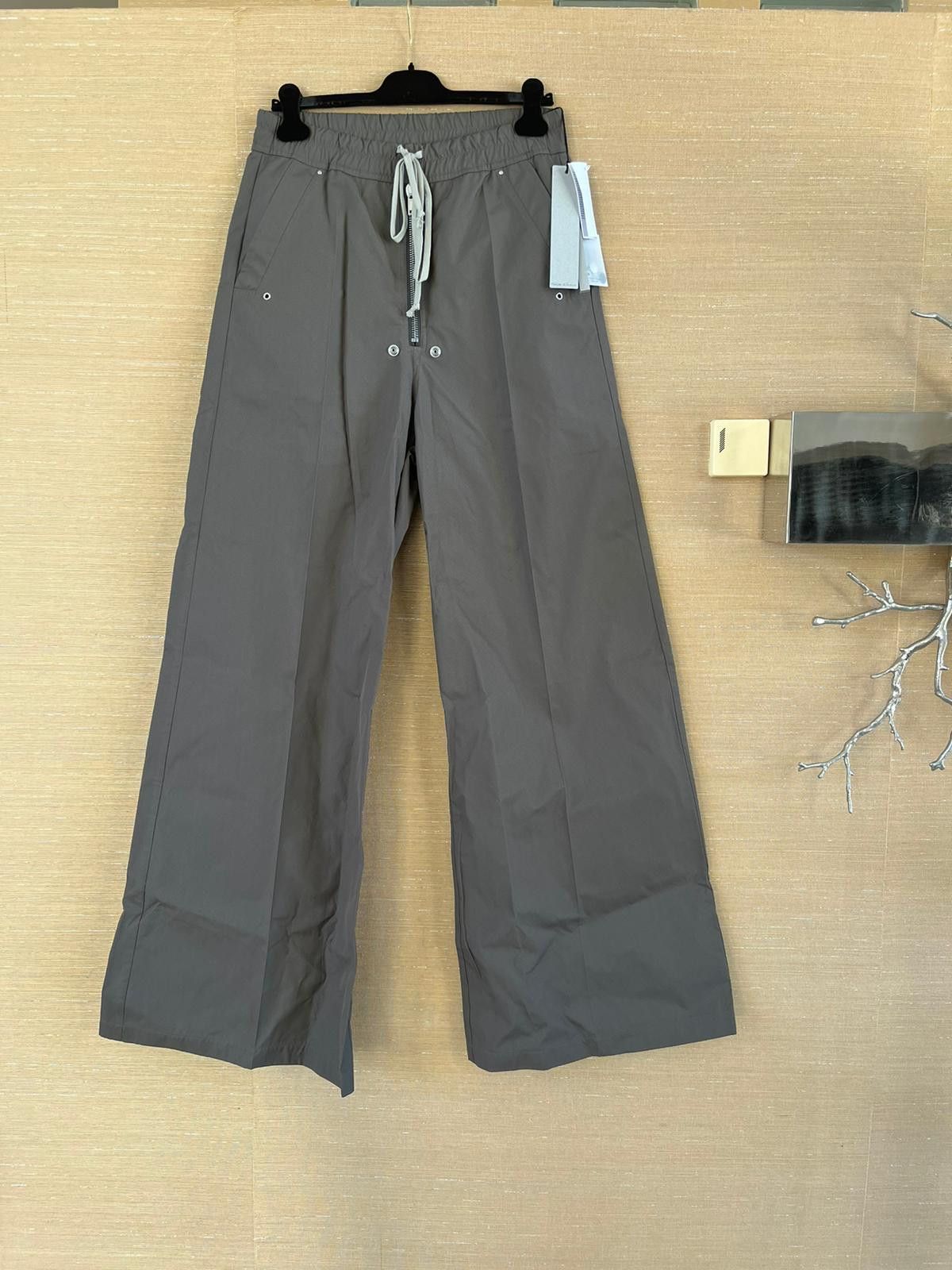 Rick Owens o1rshd Wide Bela Pants in Dust Size US 32 / EU 48 - 1 Thumbnail