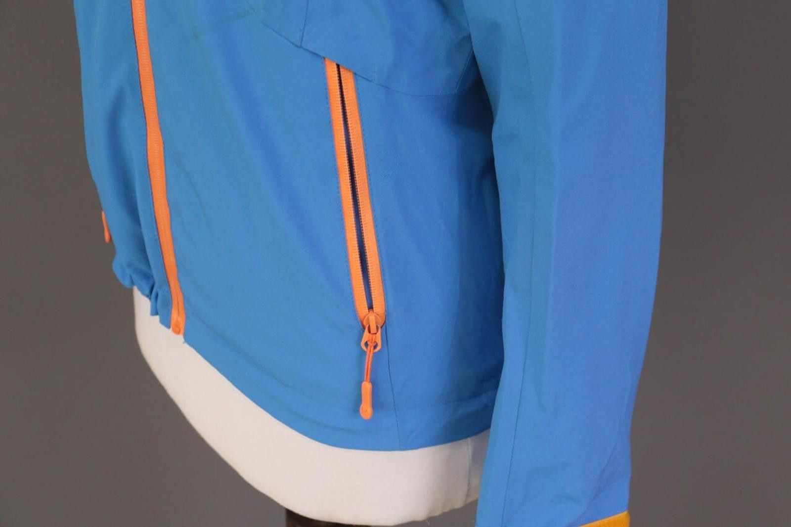Designer Kari Traa Blue Full Zip Hooded Waterproof Jacket Size M Size M / US 6-8 / IT 42-44 - 11 Thumbnail