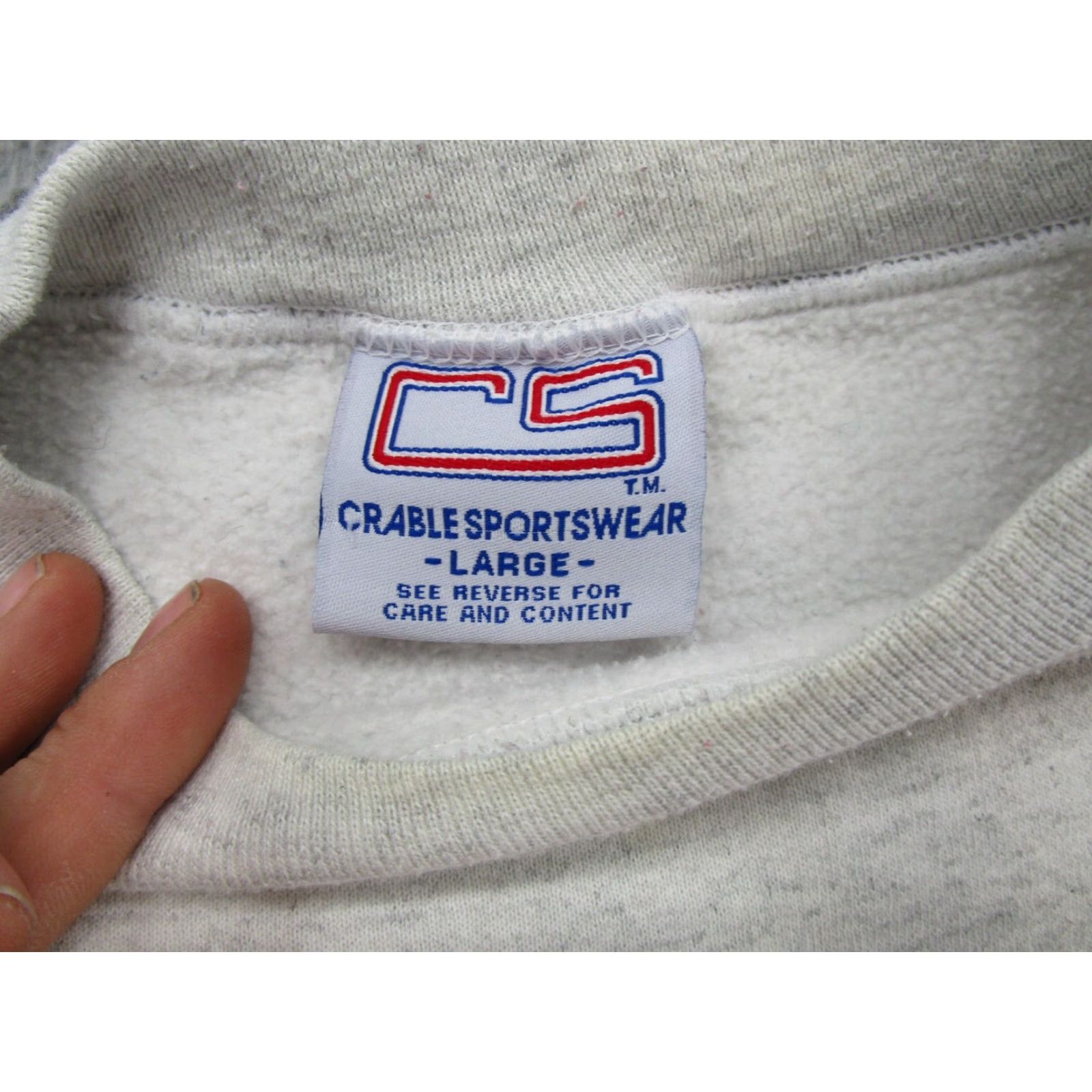 NCAA VTG University Badgers Crable Pullover Sweatshirt Shirt L Mens Multicolor Hooded NCAA All Seasons Size US L / EU 52-54 / 3 - 3 Thumbnail