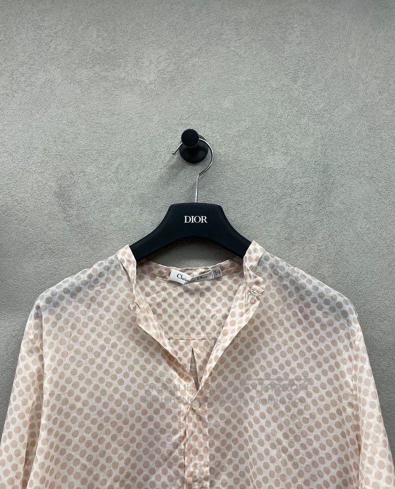 Dior Dior Irregular clothes, dotted little bee embroidered shir Size XS / US 0-2 / IT 36-38 - 4 Thumbnail