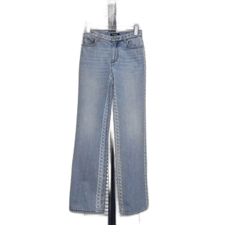 Chanel Women's Blue Denim Jeans -2505