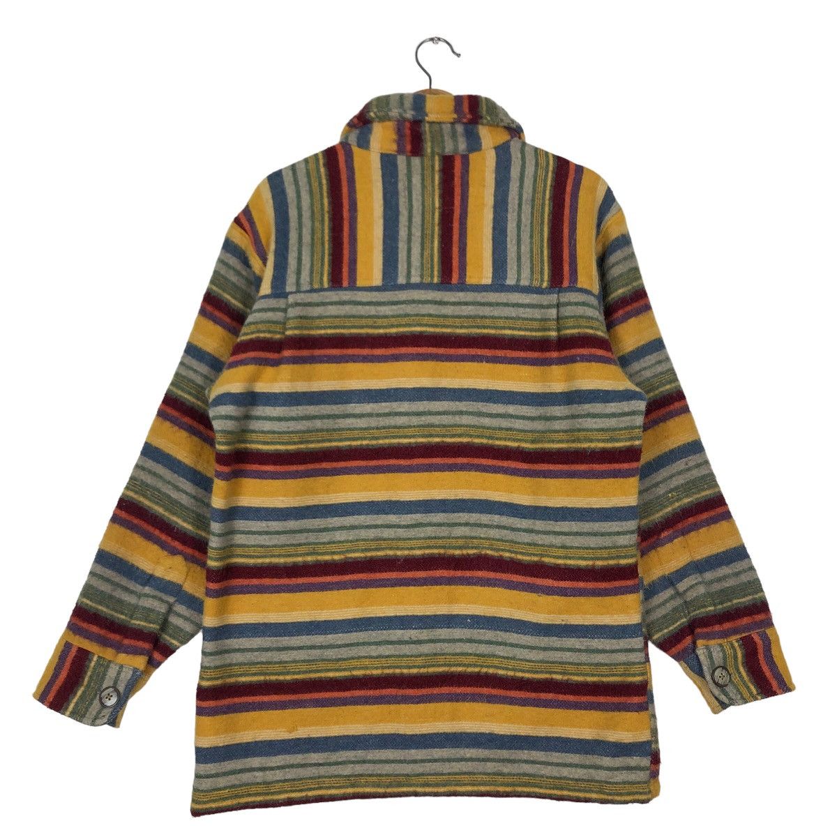 Japanese Brand 🔥Vintage Wool Jacket Striped Johns Hamer Issey Miyake Size US L / EU 52-54 / 3 - 7 Thumbnail