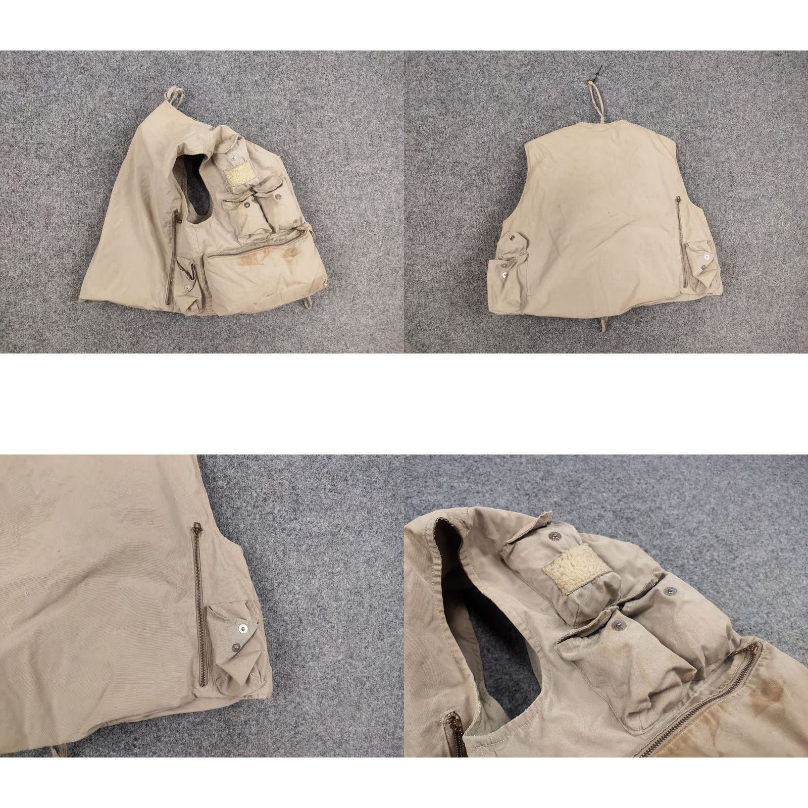 Vintage VINTAGE Masland Tac-L-Pac Fly Hunting Fishing Pockets Vest Shirt Beige 1940s M Gentlemen Outdoors Mens Size US M / EU 48-50 / 2 - 8 Thumbnail
