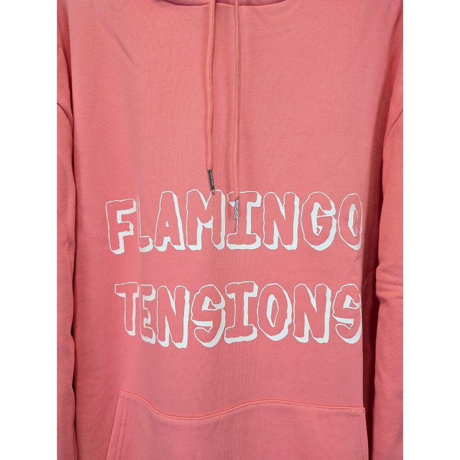 Celine o1rshd1 " Flamingo Tensions " Hoodie in Pink Size US M / EU 48-50 / 2 - 4 Thumbnail