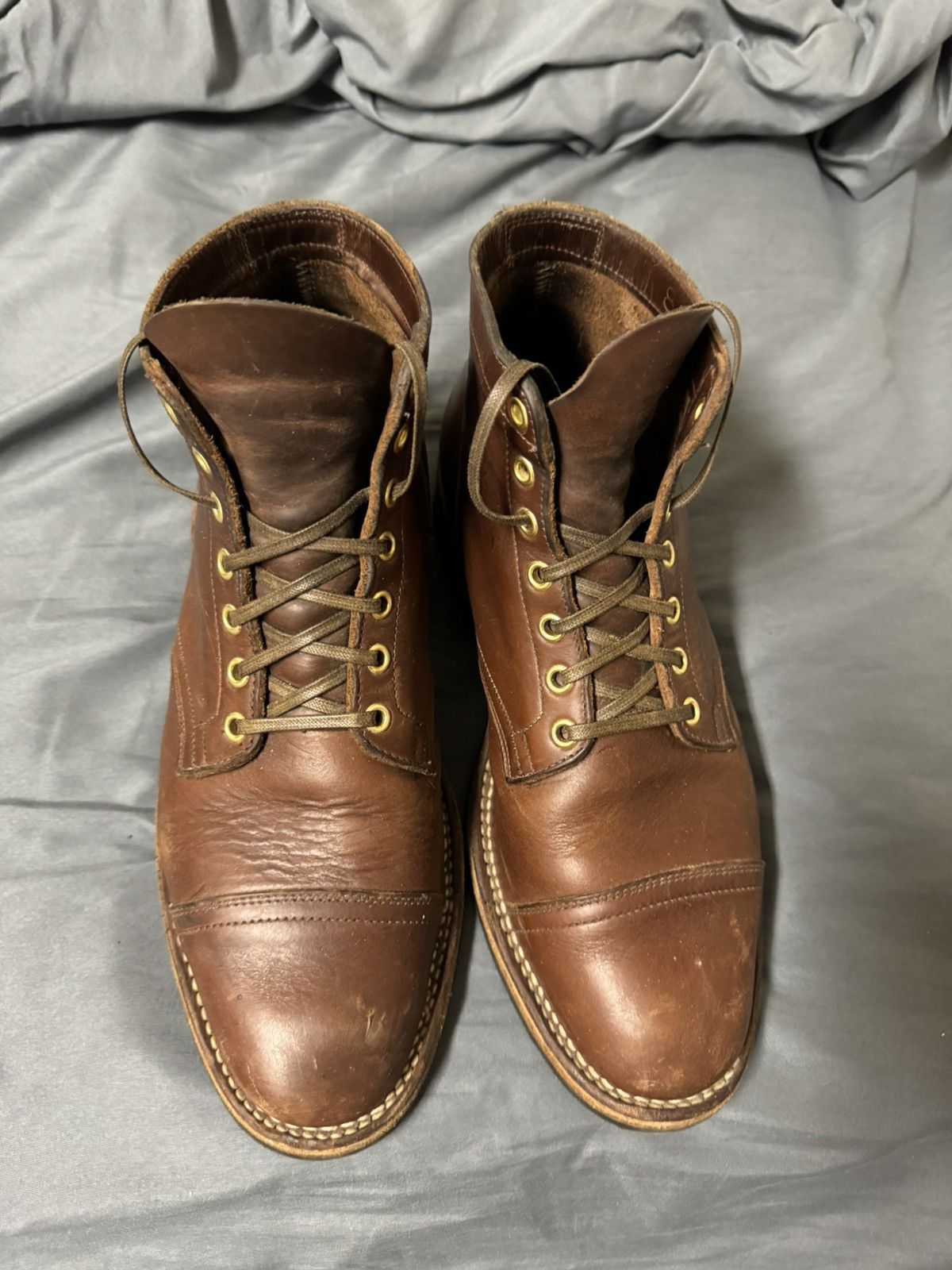 Viberg milkshake suede sidezip - 2050 last