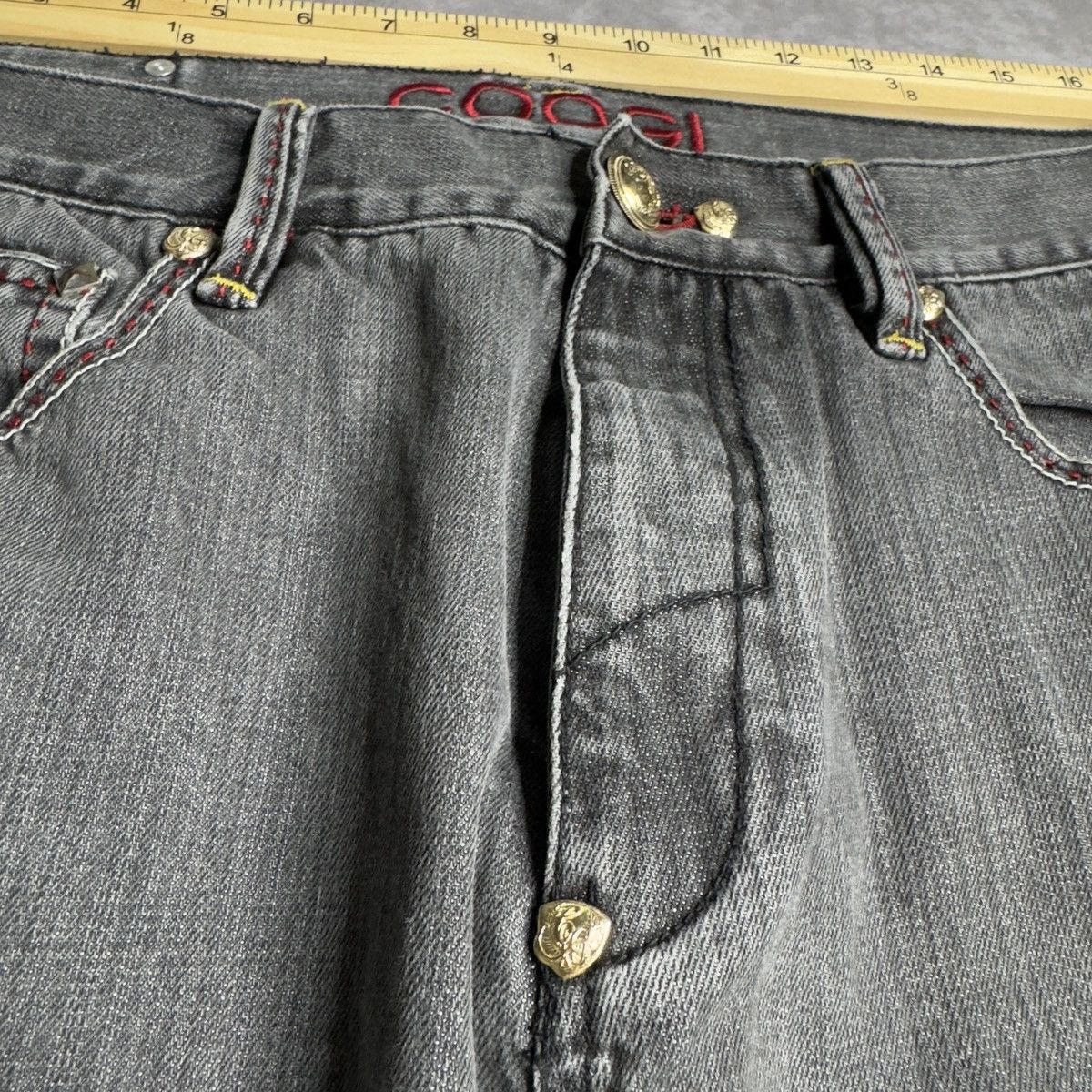 Coogi Vtg Coogi Jeans Late 2000’s Embrodiered Gold Size US 36 / EU 52 - 4 Thumbnail
