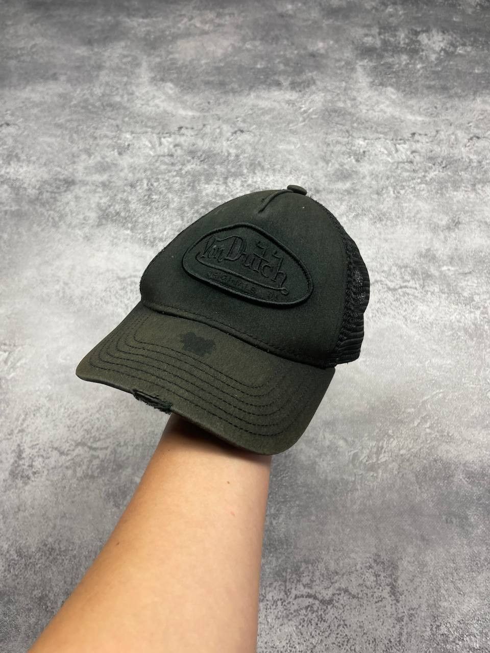 Von Dutch Vintage Von Dutch Cap Streetwear 90S Hats Black Trucker Size ONE SIZE - 1 Thumbnail