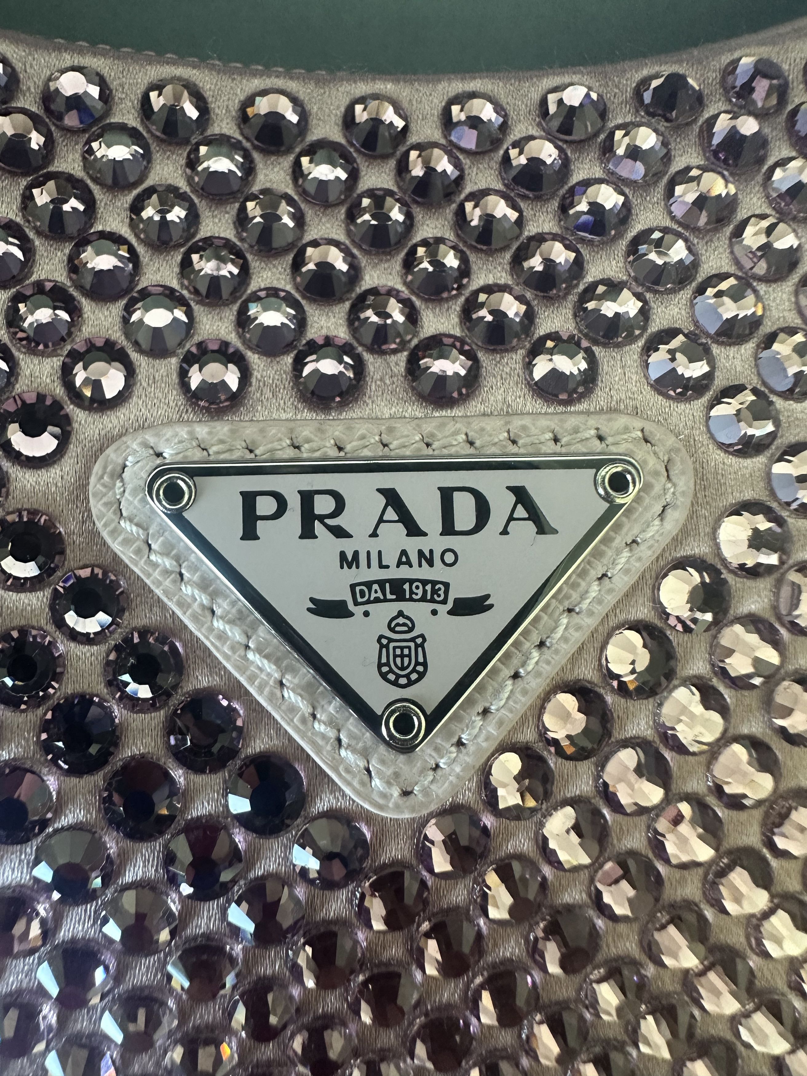 Prada Prada Re-Edition Satin mini-bag with crystals Size ONE SIZE - 6 Thumbnail