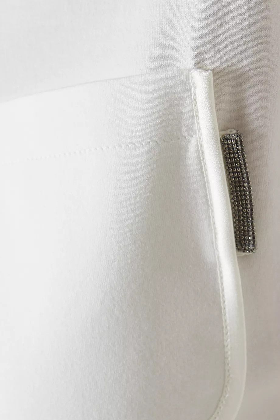 Brunello Cucinelli o1w1db10825 Blouse in White Size S / US 4 / IT 40 - 4 Thumbnail