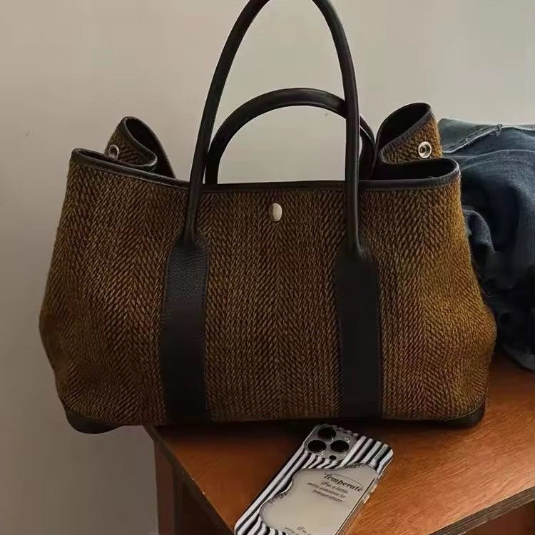 Other Retro Style Office Core Capacity Beach Shoulder Bag Size ONE SIZE - 2 Thumbnail