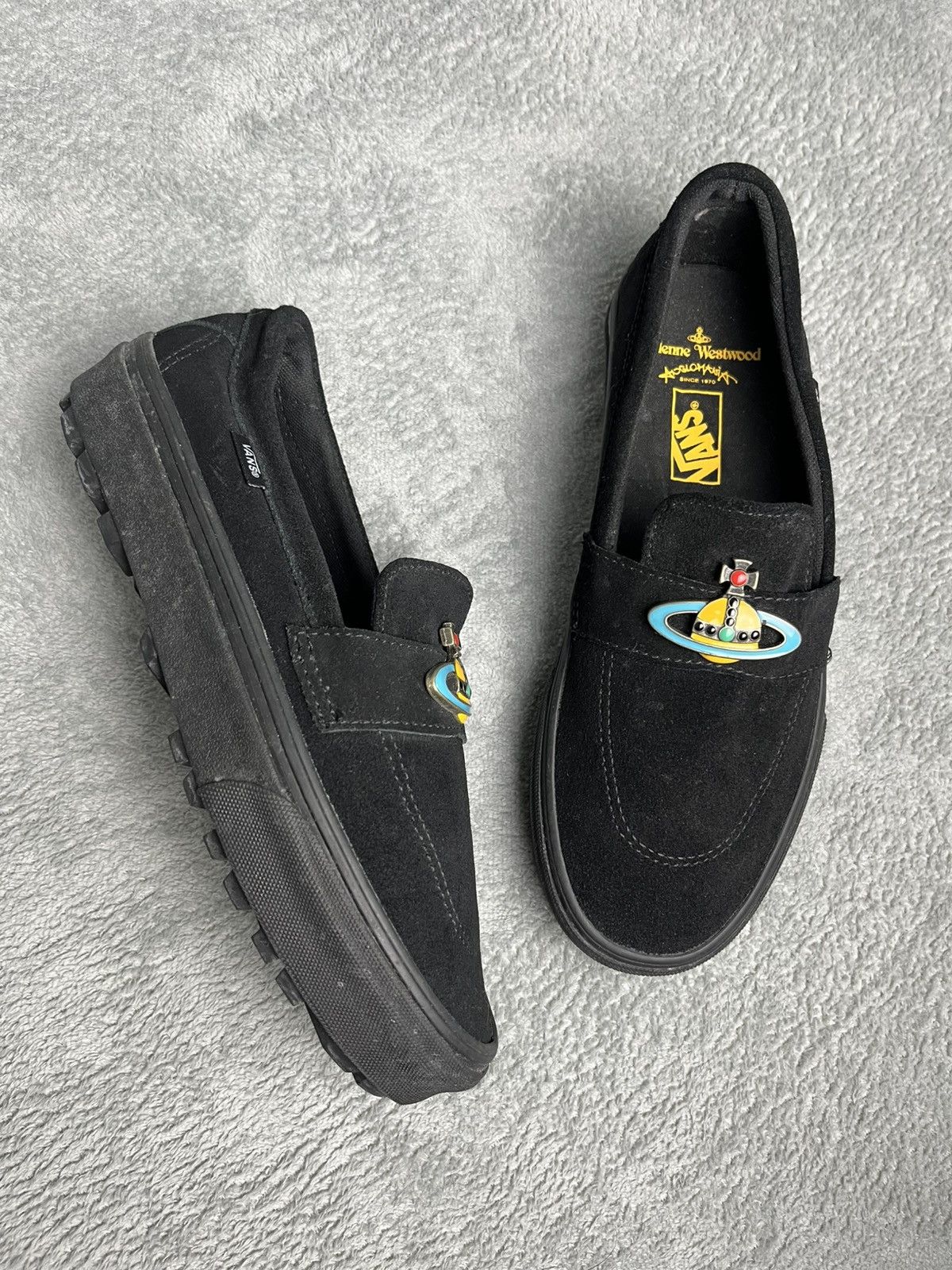 Vans × Vivienne Westwood Vans - Vivienne westwood - Style 53 orb Slip ons Size US 7.5 / EU 40-41 - 3 Thumbnail