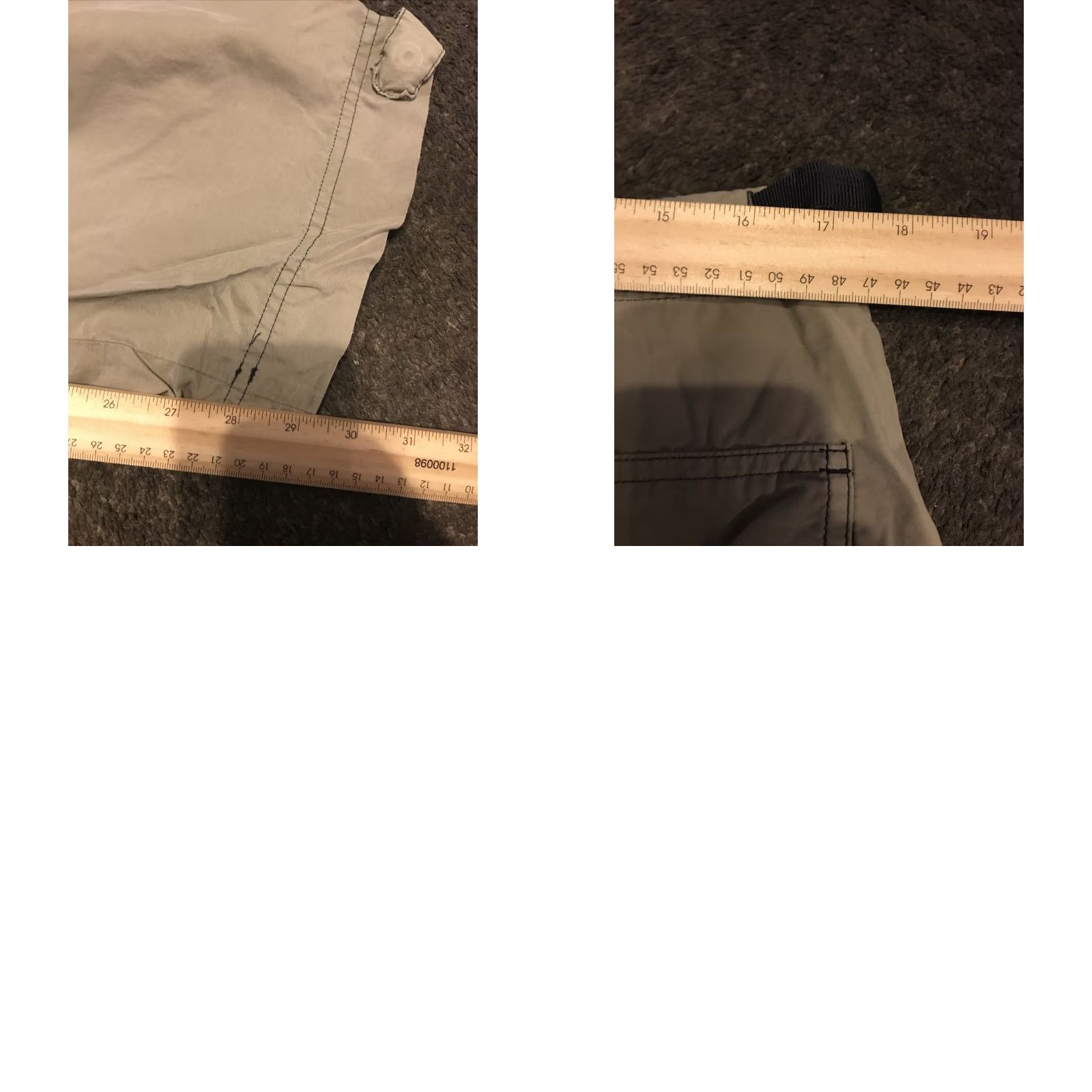Old Navy VINTAGE Old Navy Cargo Pants Men 36x32 Beige Baggy Loose Fit Khaki Zip Off 90s Yard? Size US 36 / EU 52 - 8 Thumbnail