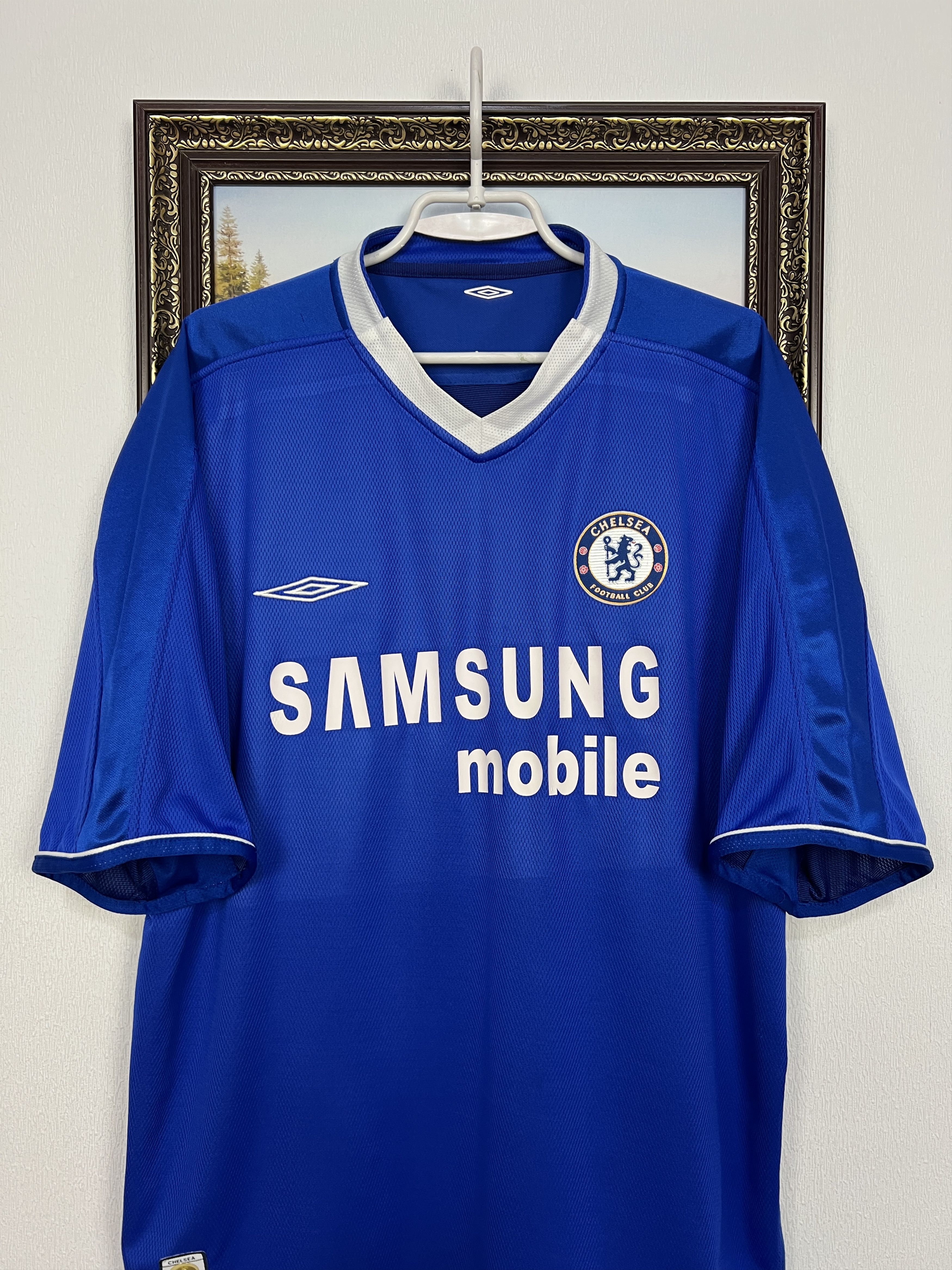 Umbro Chelsea Special football shirt 2005 Soccer Umbro Blue Jersey Size US XL / EU 56 / 4 - 2 Thumbnail