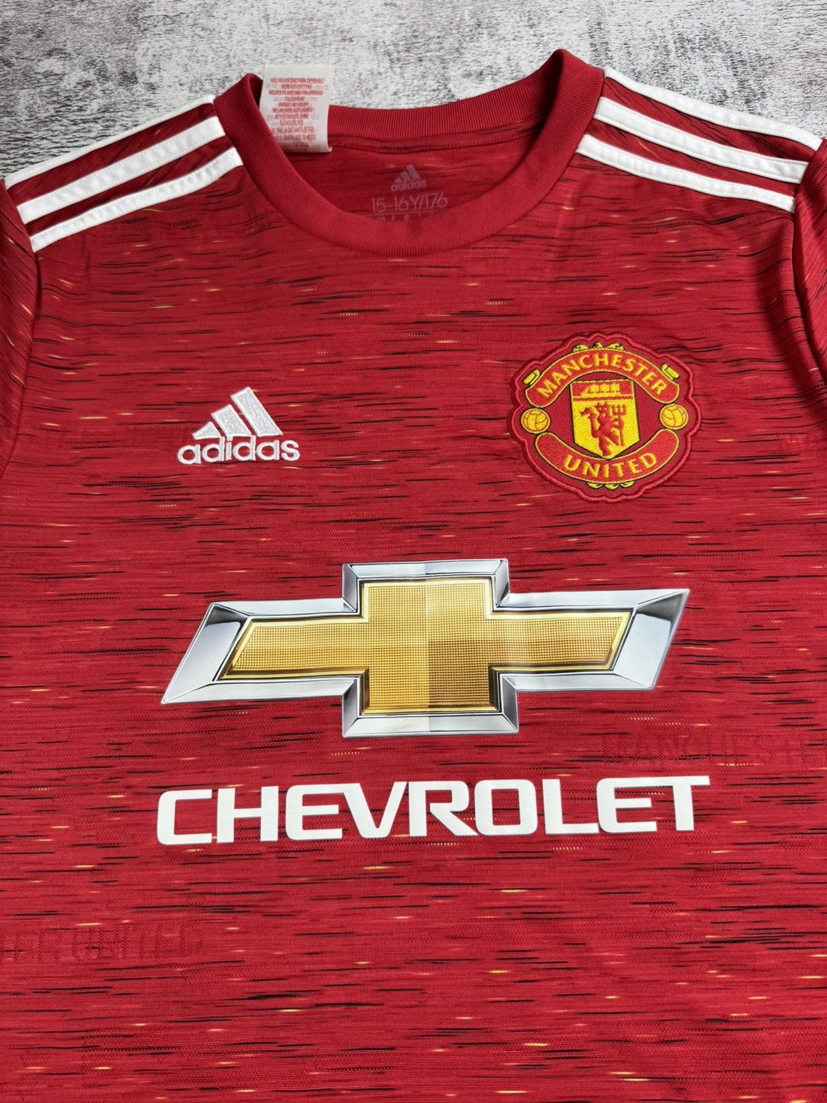 Adidas Manchester United 2020/2021 Men’s Small Red Adidas Soccer Football Shirt Jersey Size US S / EU 44-46 / 1 - 6 Thumbnail