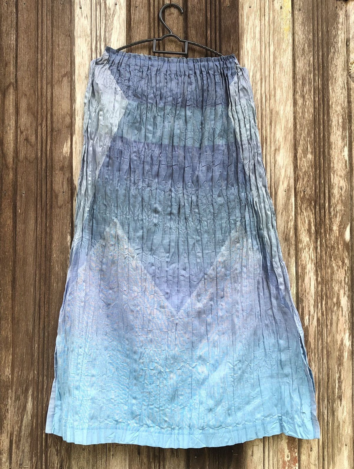 Issey Miyake Vintage Issey Miyake Fete Pleats Maxi Skirt Size 28" / US 6 / IT 42 - 3 Thumbnail