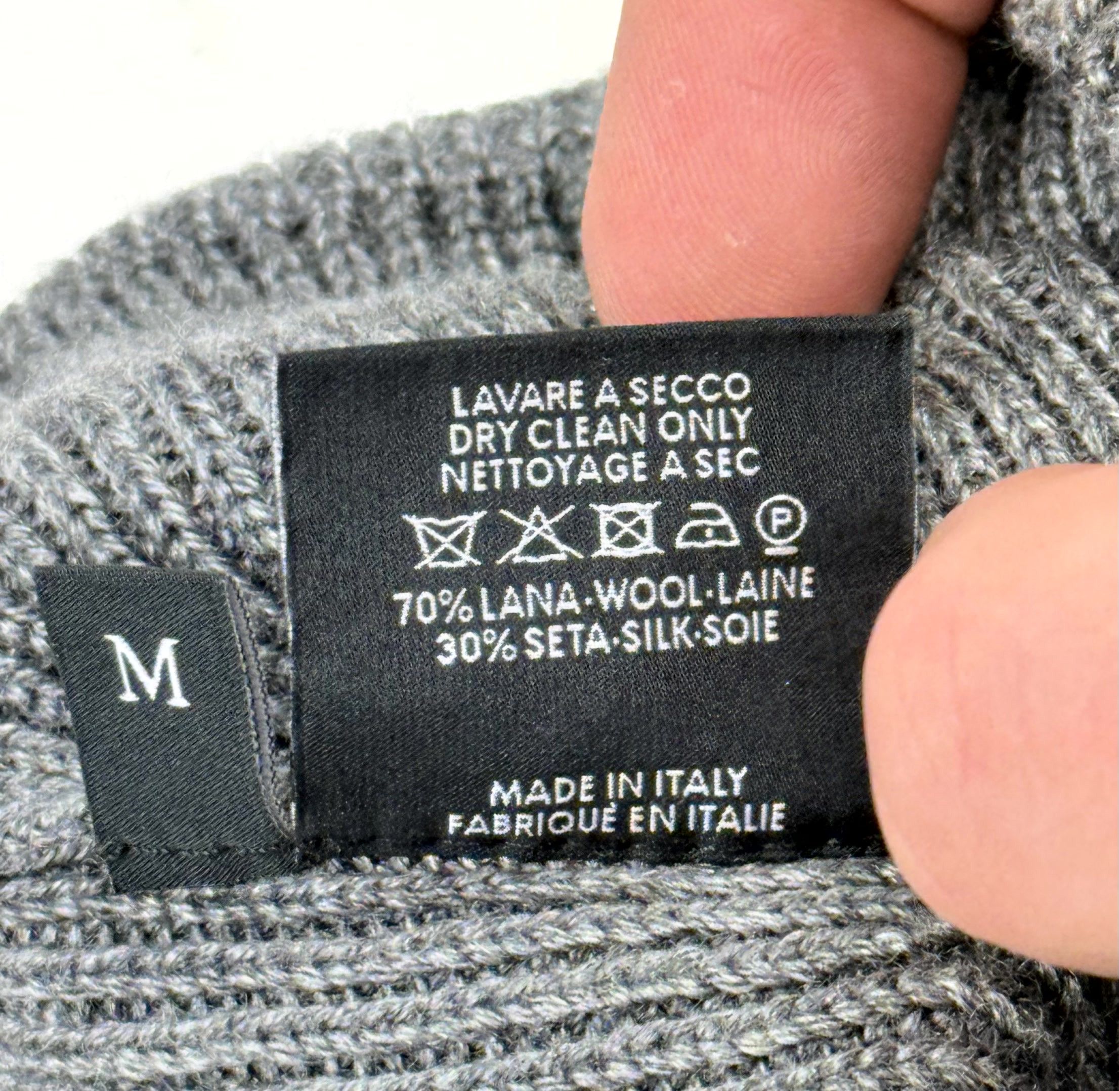 Gucci Gucci Web Stripe Wool & Silk Grey Knitted Beanie Hat Size ONE SIZE - 5 Thumbnail
