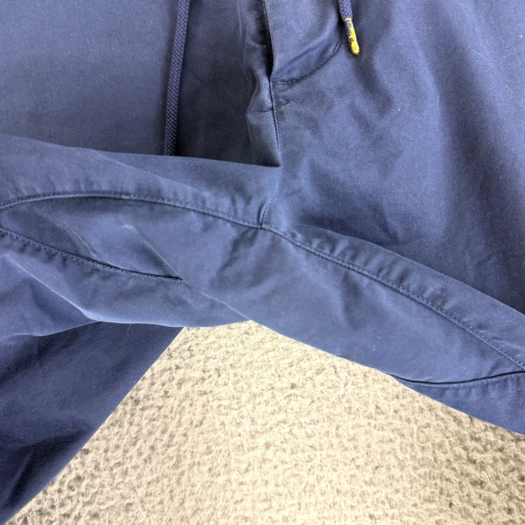 Nike Nike Chino Pants Mens 34 Blue Drawstring Twill Casual Tapered Sportswear Size US 33 - 4 Thumbnail