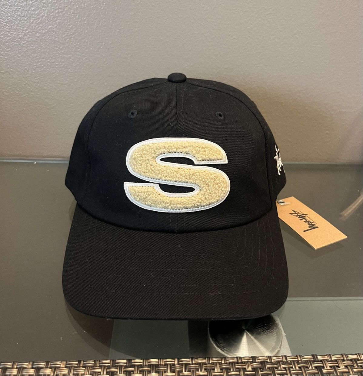 Stussy 2026 Stussy black Low Profile Chenille S Snapback har cap Size ONE SIZE - 2 Thumbnail