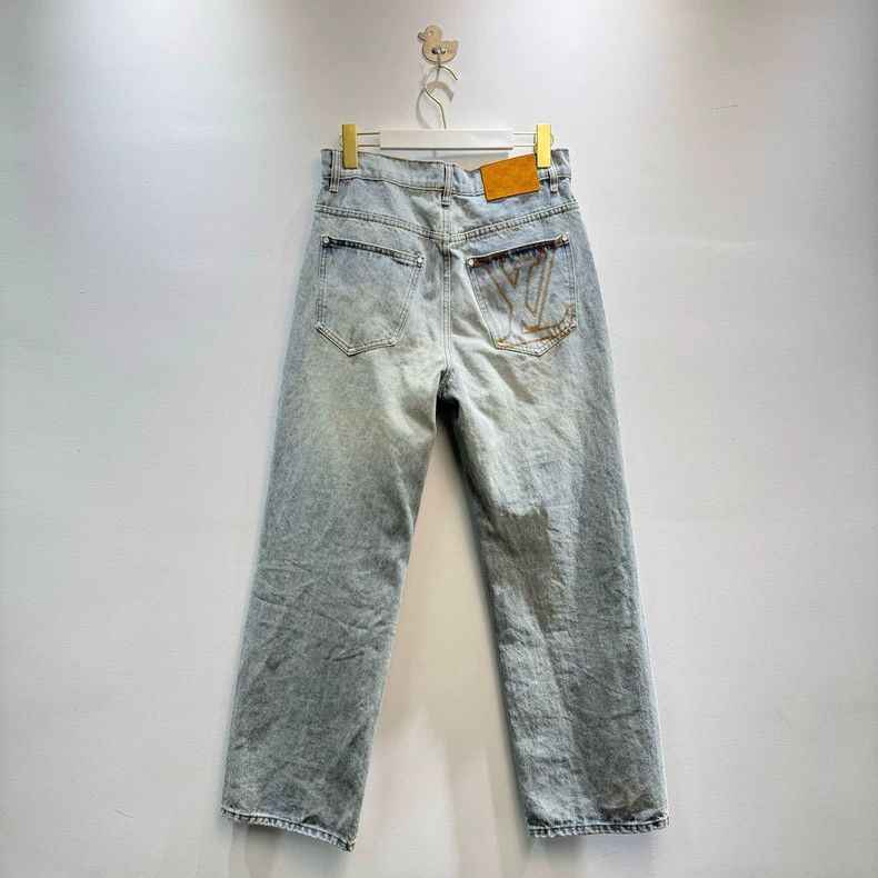 Louis Vuitton Louis Vuitton 25 Show Logo Jeans Size US 31 - 2 Thumbnail