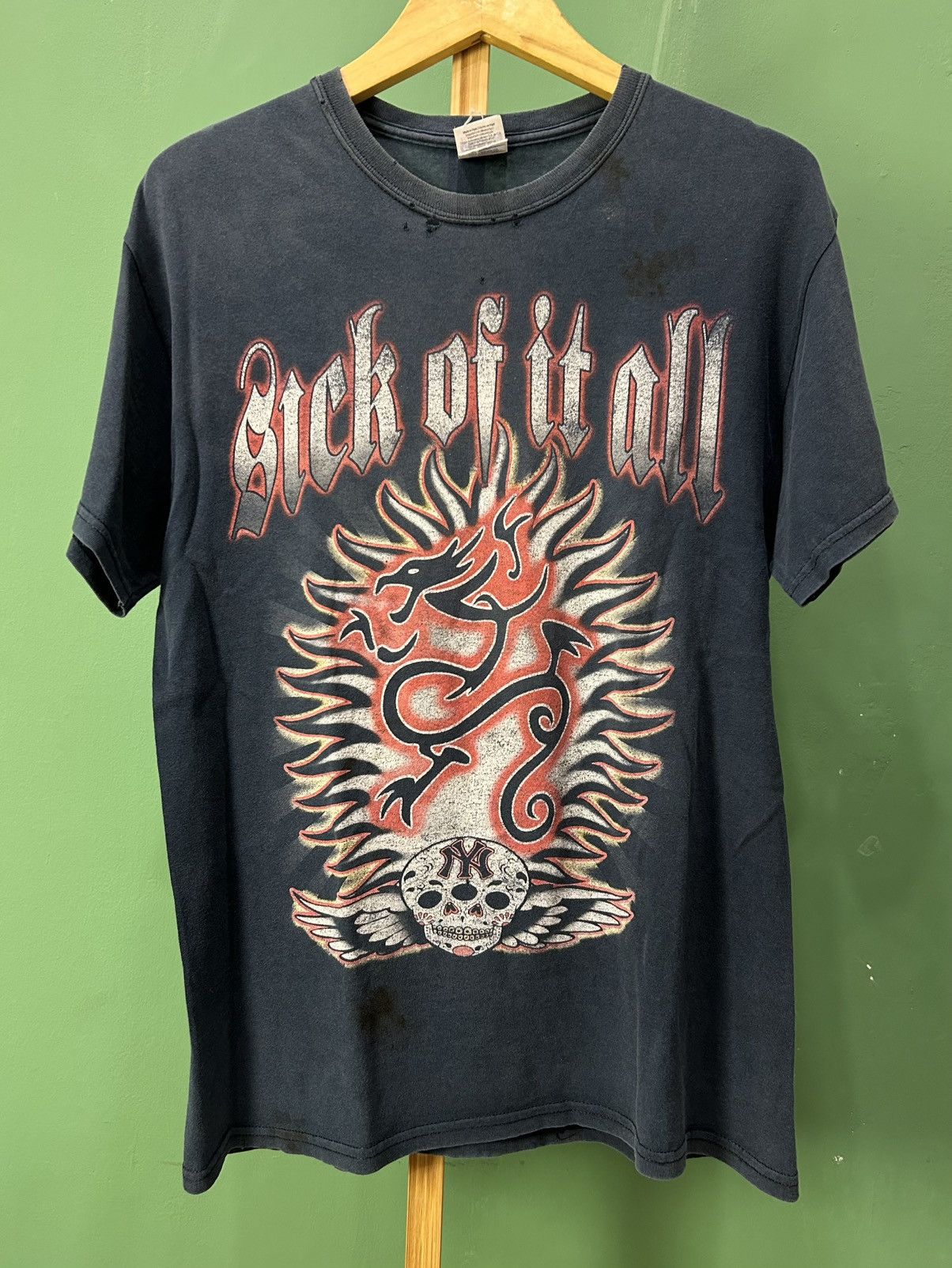 Band Tees Sick Of It All 25 Years Of Nonstop Hardcore Band Tee Size US M / EU 48-50 / 2 - 1 Thumbnail
