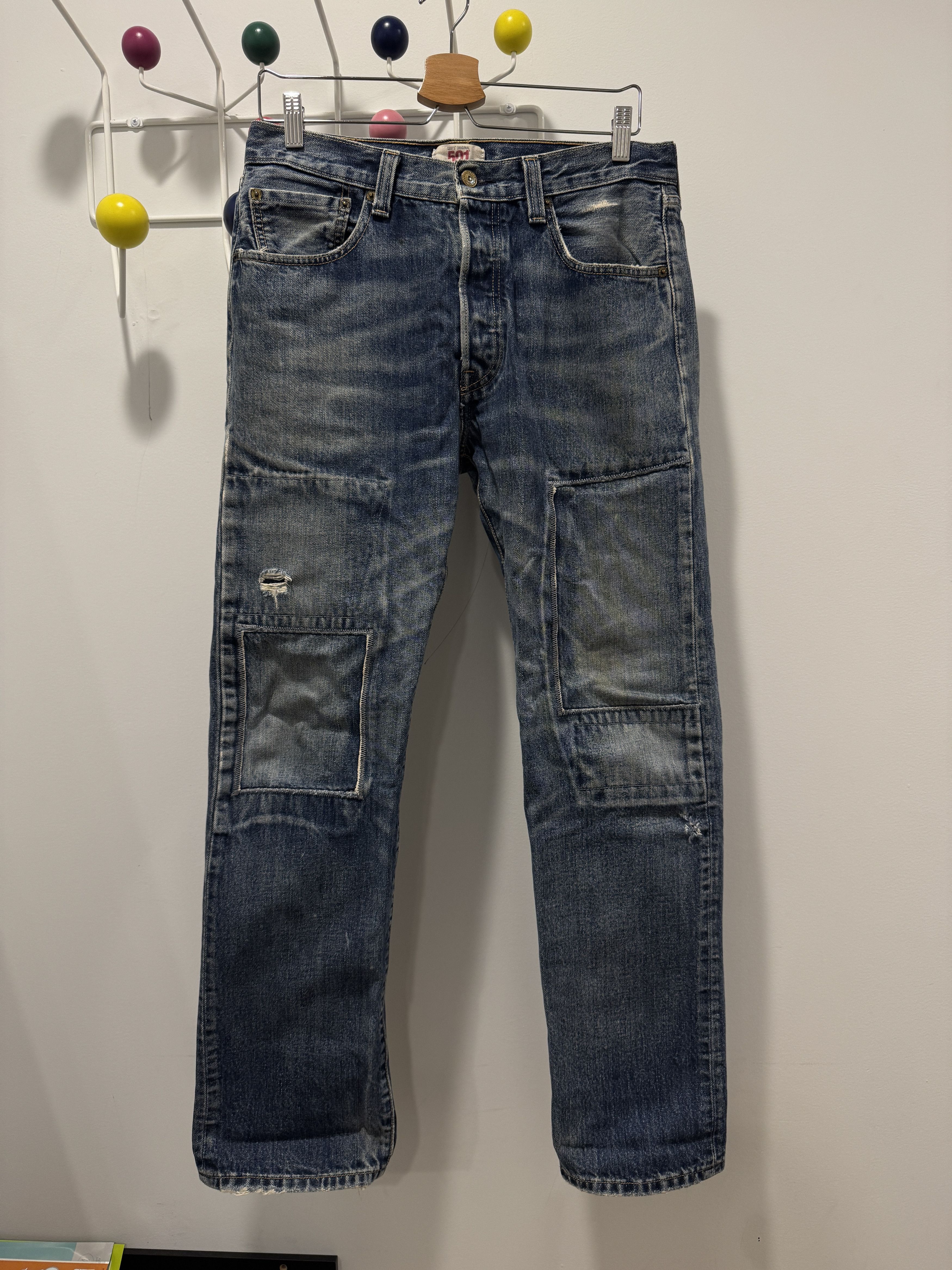 Levi's Vintage Rework Remade Denim Jeans Size US 32 / EU 48 - 1 Thumbnail