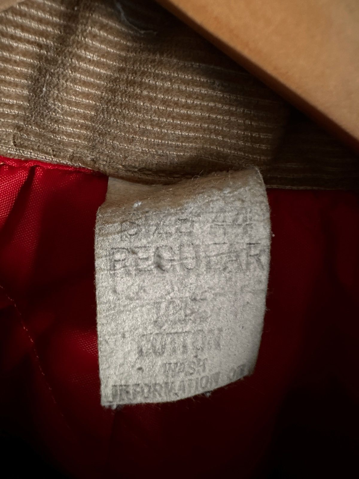 Vintage Big Smith USA Duck Canvas Work suit trashed dirty insulated Size US 39 - 9 Thumbnail