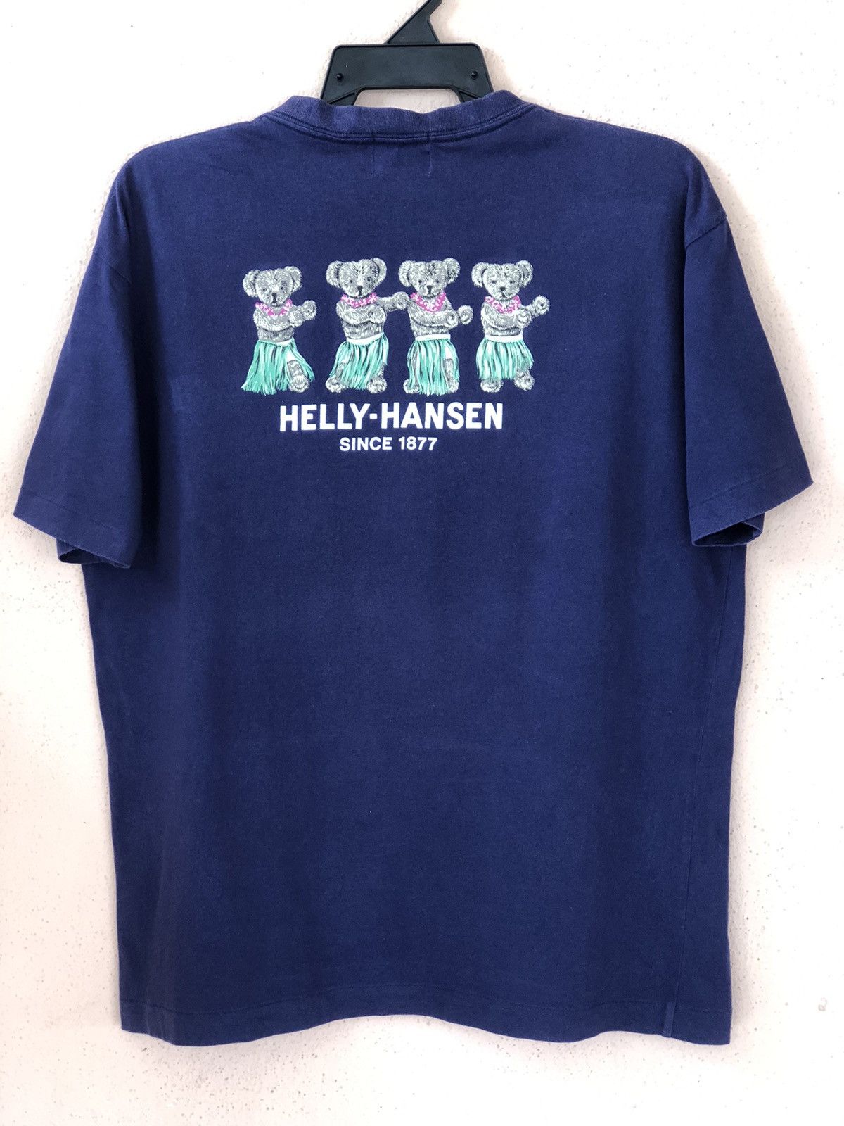 Helly Hansen × Vintage Vintage 90s HELLY HANSEN Aloha Dancing Bears Tee Size US L / EU 52-54 / 3 - 1 Thumbnail