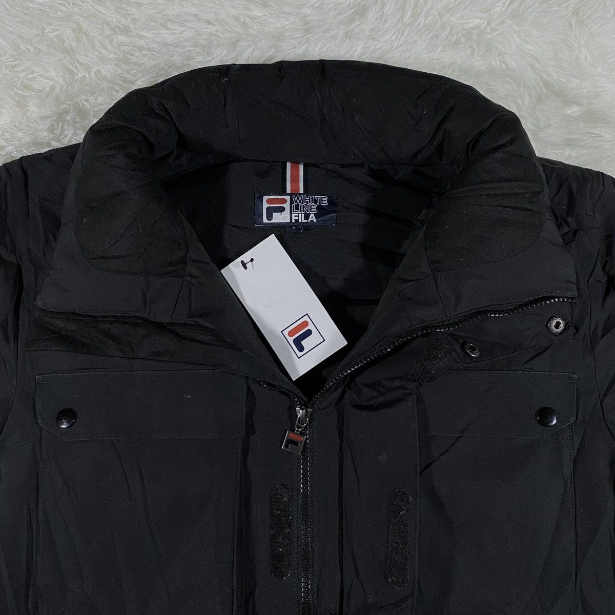 Fila Fila White Line Real Down Black Jacket Size US M / EU 48-50 / 2 - 3 Thumbnail