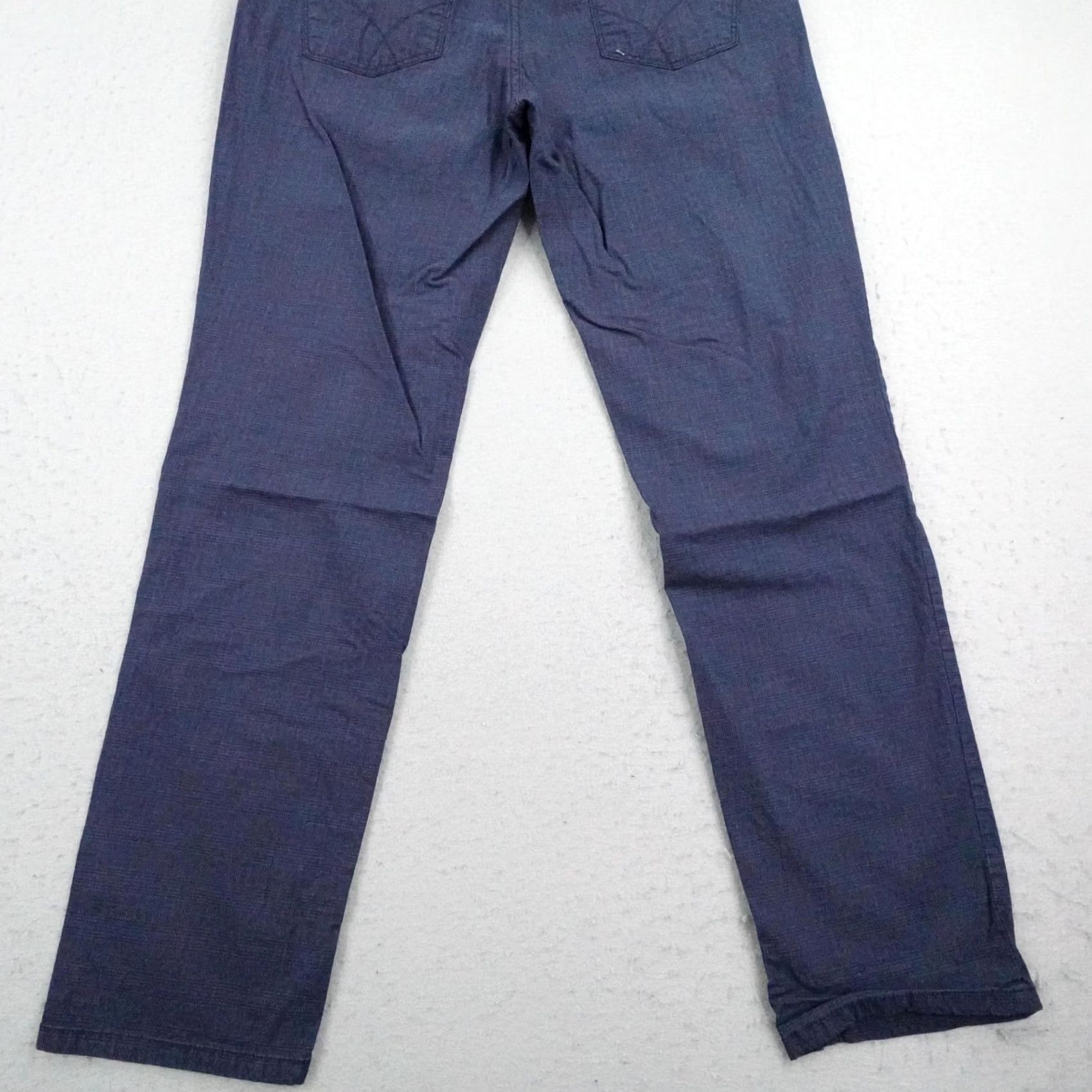 BRAX BRAX Pants Mens Blue Plaid Cooper Fancy Chino Regular Straight 34x32 Size US 34 / EU 50 - 5 Thumbnail