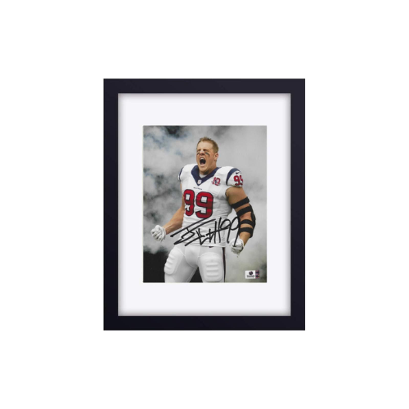 Other J.J. Watt Houston Texans Autographed 8x10 Photo coa W/Frame Size ONE SIZE - 2 Thumbnail