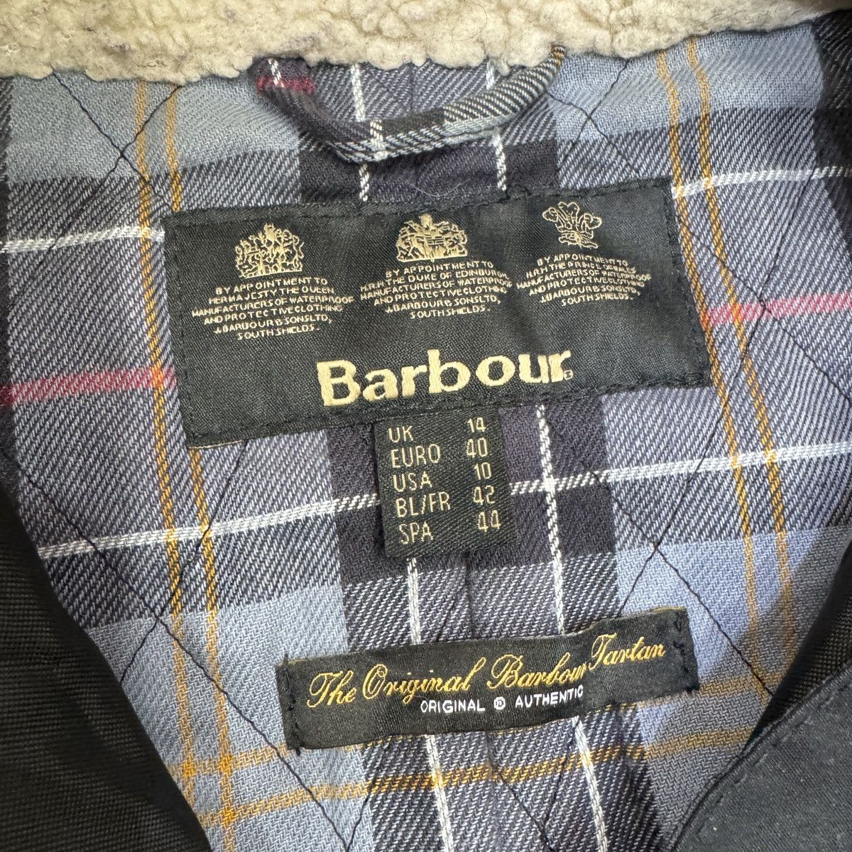 Barbour Barbour Kelsall Womens Black Waxed Parka Raincoat L size Size L / US 10 / IT 46 - 8 Thumbnail