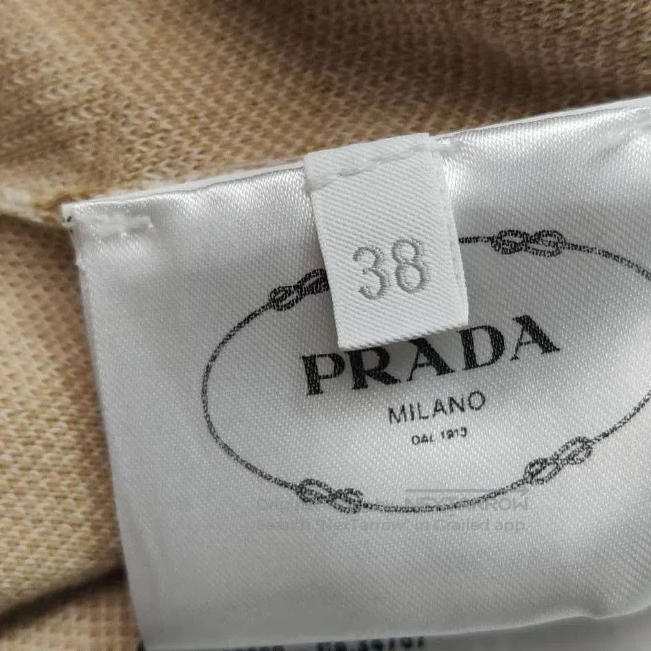 Prada Prada Color Block Knit Top in Beige . Size XS / US 0-2 / IT 36-38 - 7 Thumbnail