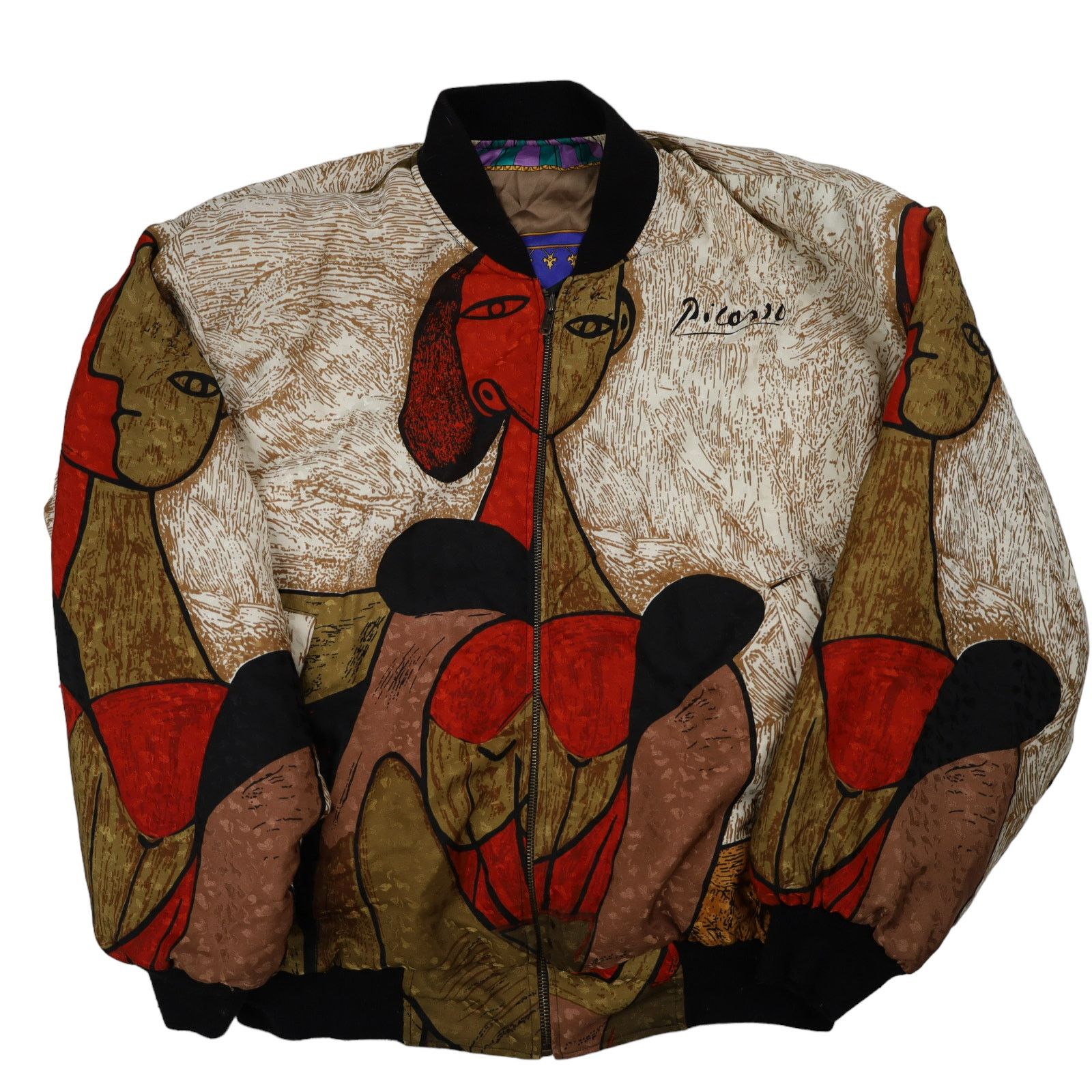 Vintage Vintage Picasso Abstract Art Reversible Jacket Size US L / EU 52-54 / 3 - 1 Thumbnail