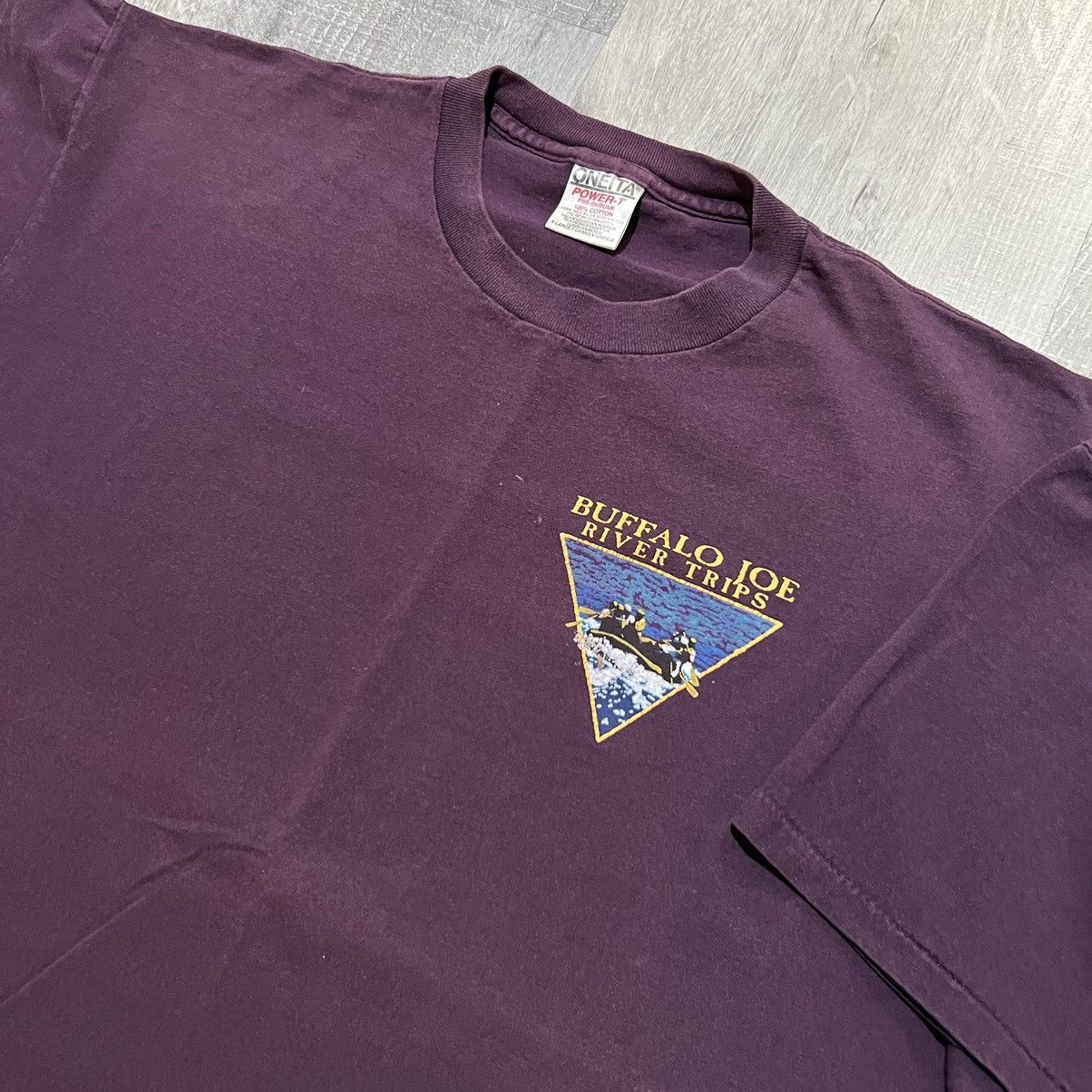 Vintage VTG Work Sucks I'm Going To The River 90s River Rafting Tee Size US XL / EU 56 / 4 - 3 Thumbnail