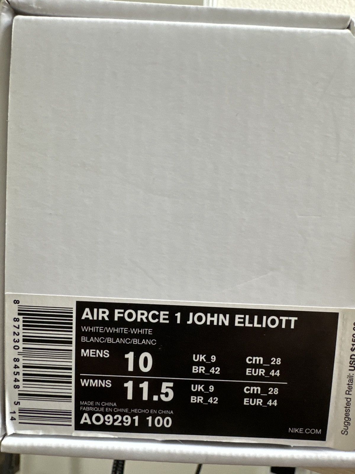 John Elliott × Nike Air Force 1 John Elliott Size US 10 / EU 43 - 7 Thumbnail