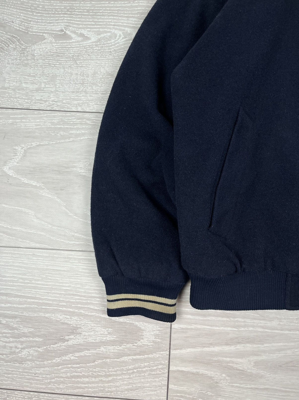 Fred Perry Fred Perry Vintage 90s Old School Wool Bomber Jacket Size US M / EU 48-50 / 2 - 6 Thumbnail