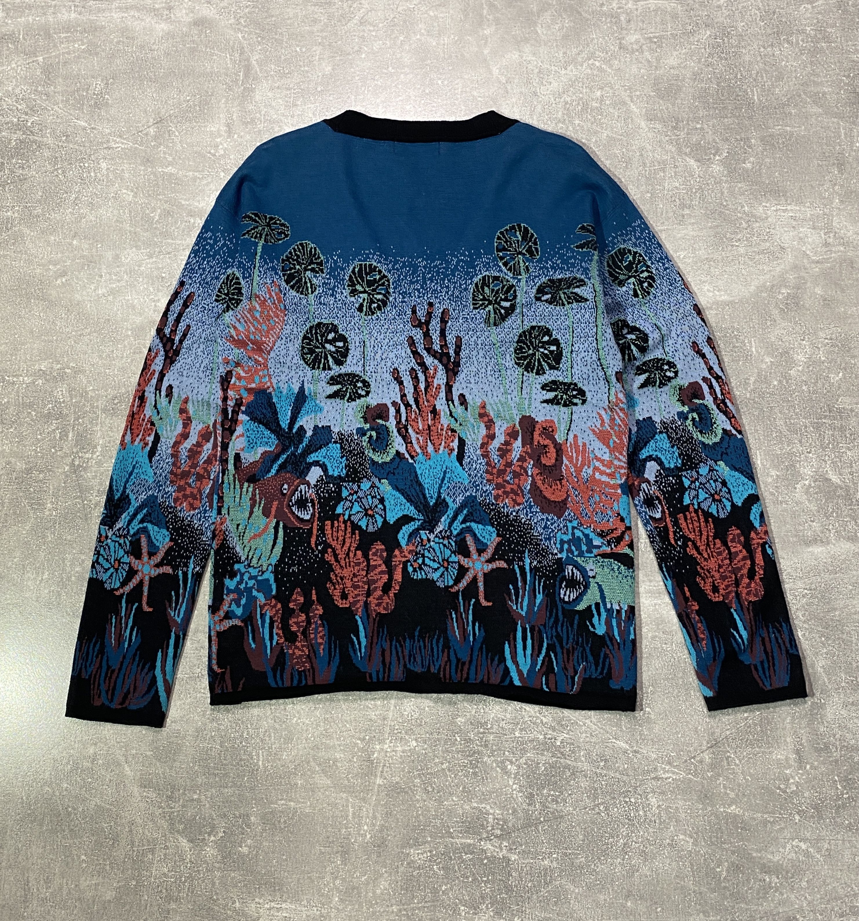 Scotch & Soda Scotch & Soda Underwater World Cardigan Knit Sweater Size US M / EU 48-50 / 2 - 2 Thumbnail